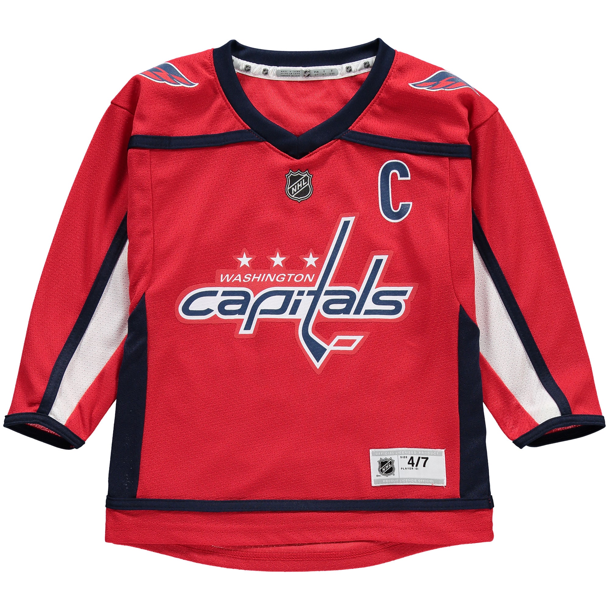 Alexander Ovechkin Washington Capitals Preschool Replica Player Jersey – Red Clowdercats