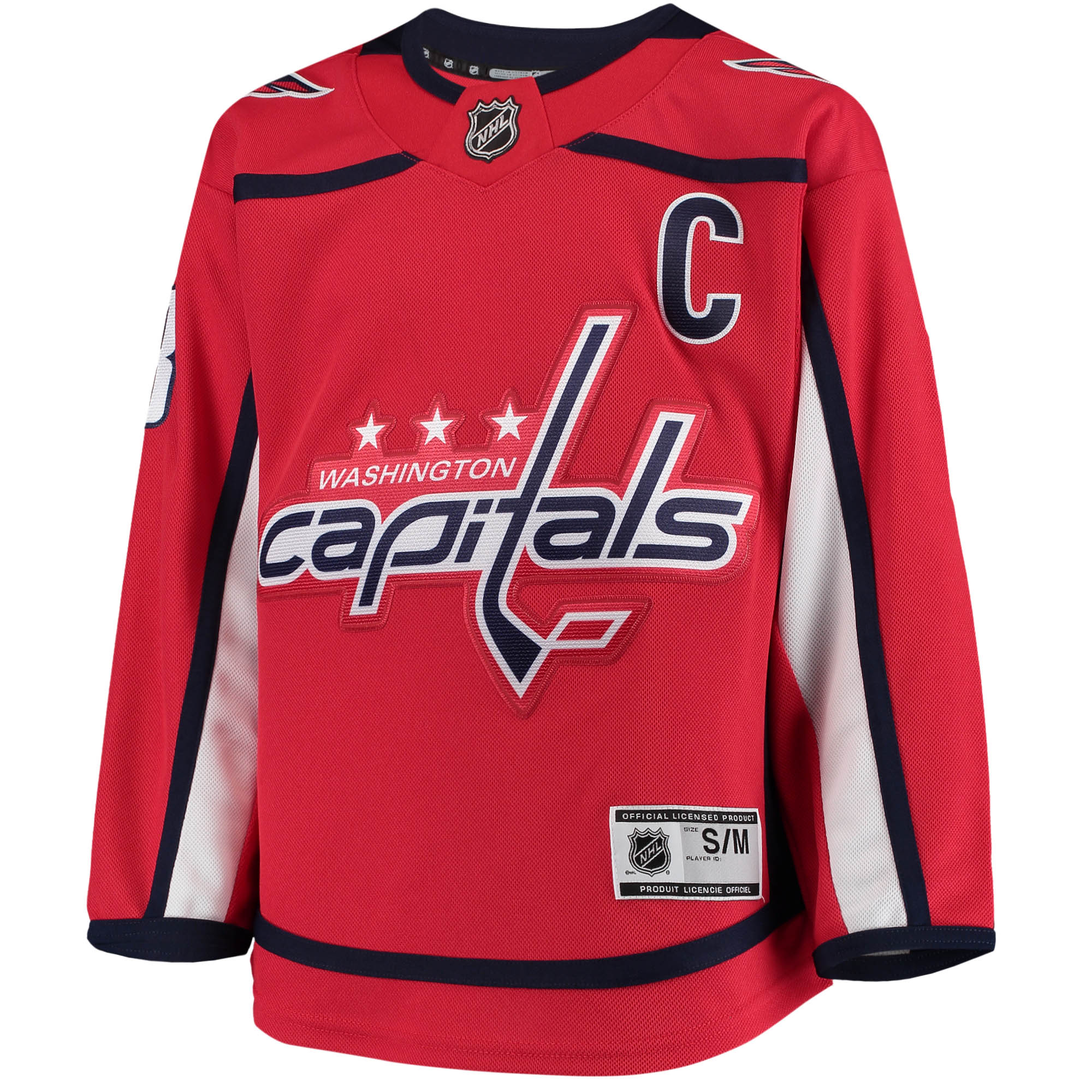 Alexander Ovechkin Washington Capitals Youth Home Premier Player Jersey – Red Clowdercats