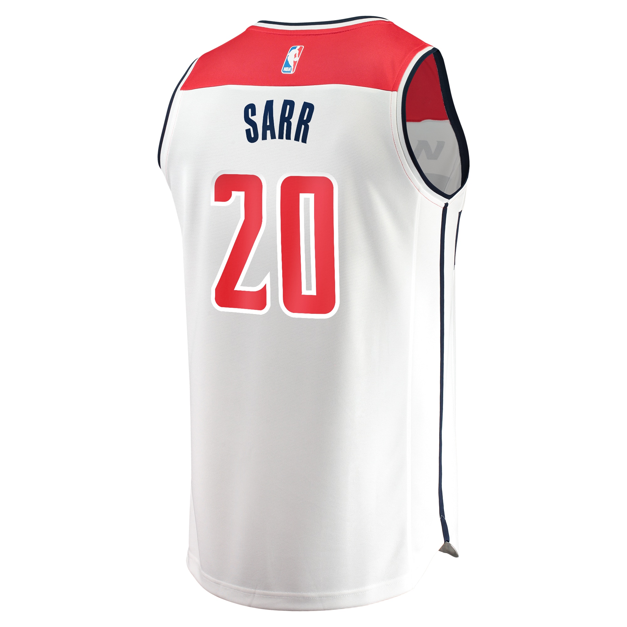 Alexandre Sarr Washington Wizards Fanatics Youth Fast Break Replica Player Jersey – Association Edition – White Clowdercats