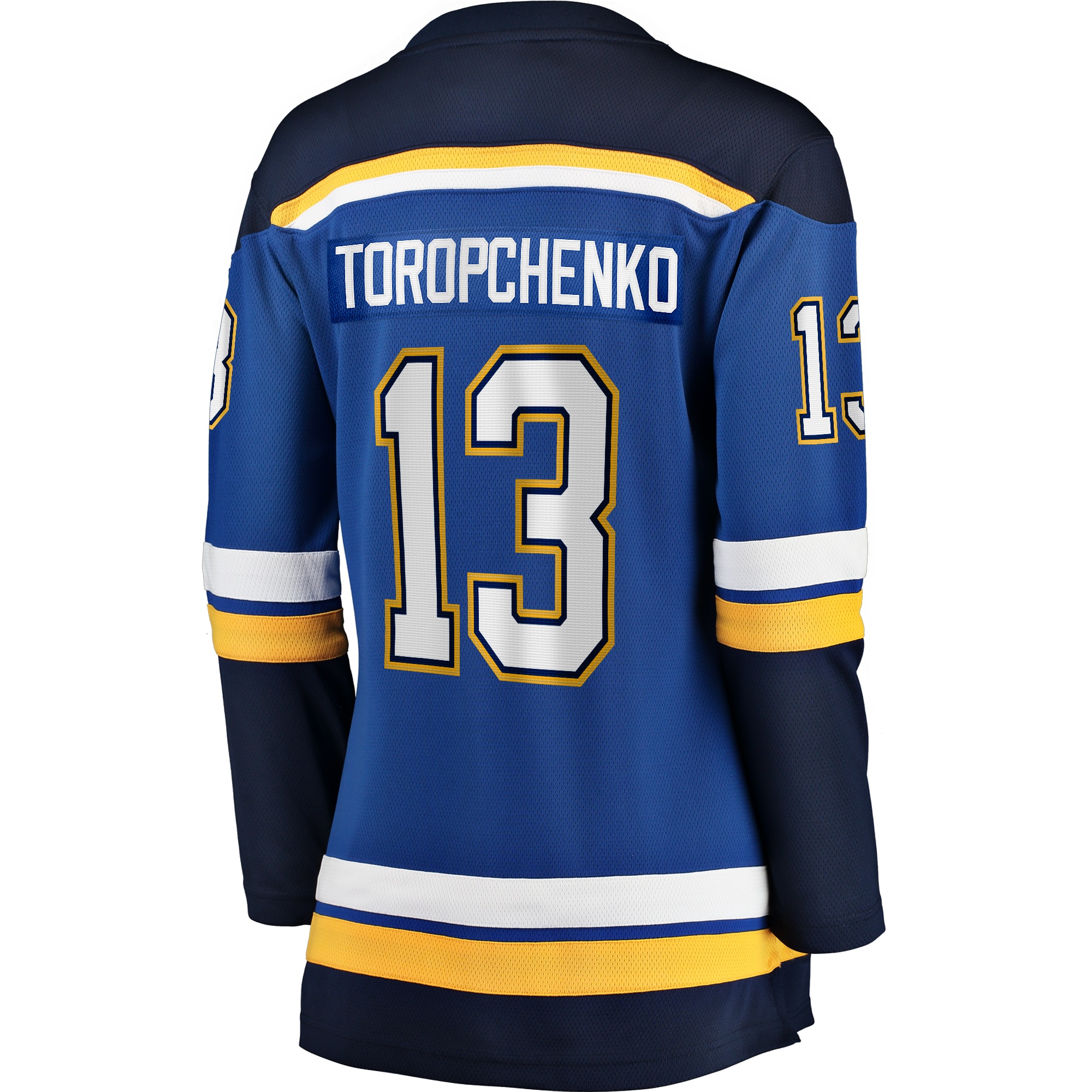 Alexey Toropchenko St. Louis Blues Fanatics Women’s Home Breakaway Player Jersey – Blue Clowdercats