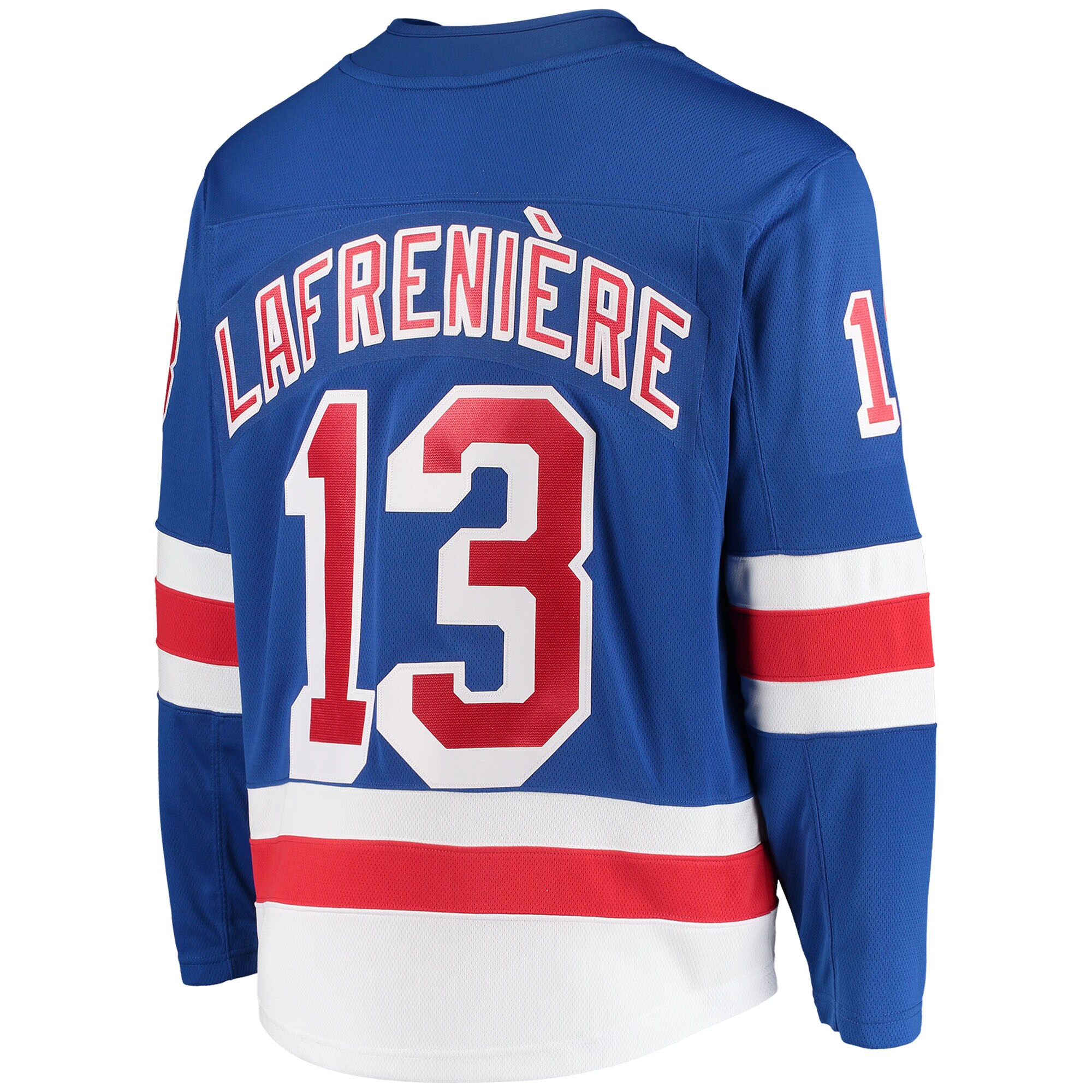 Alexis Lafreniere New York Rangers Fanatics Breakaway Jersey – Blue Clowdercats