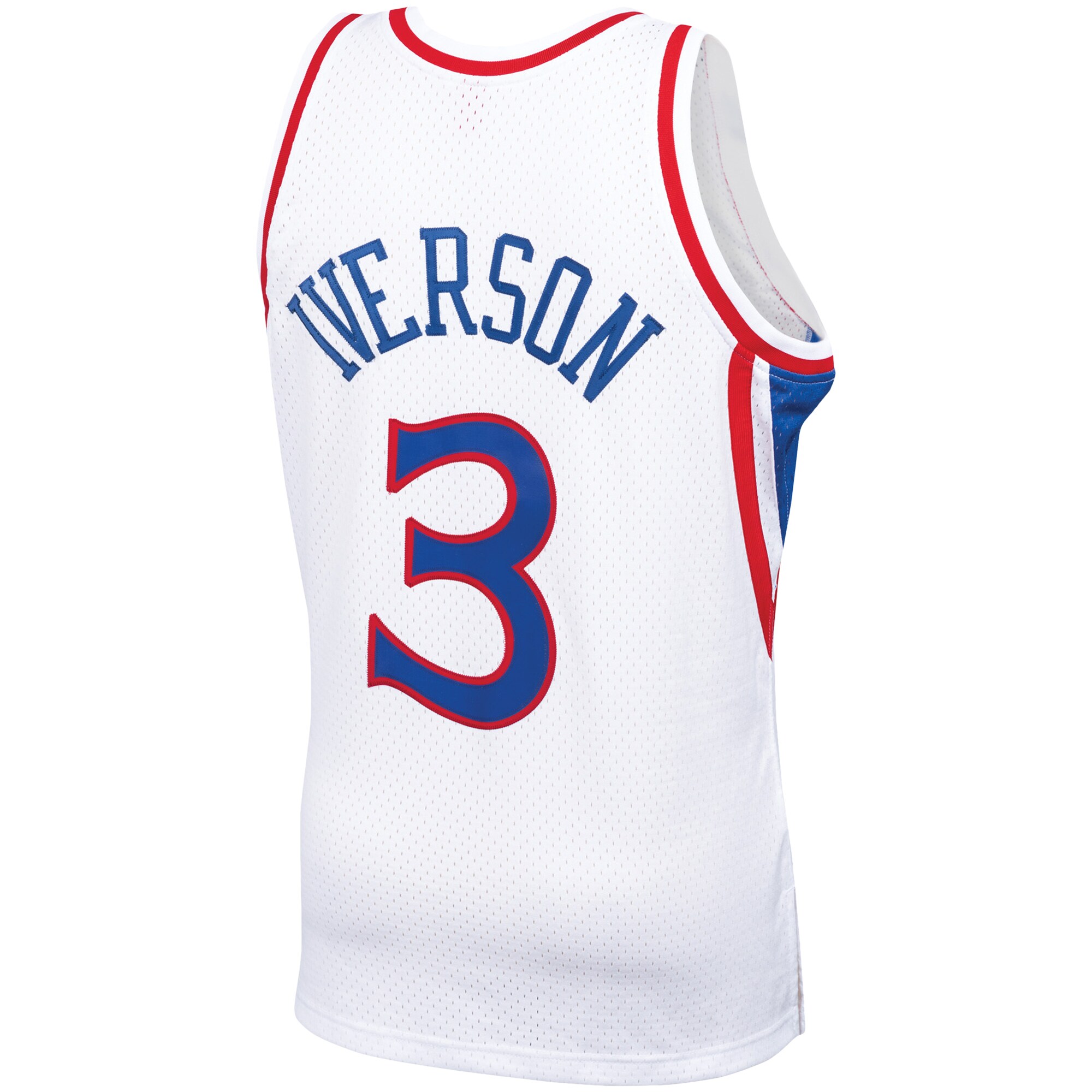 Allen Iverson Philadelphia 76ers Mitchell & Ness 1996/97 Hardwood Classics Swingman Jersey – White Clowdercats