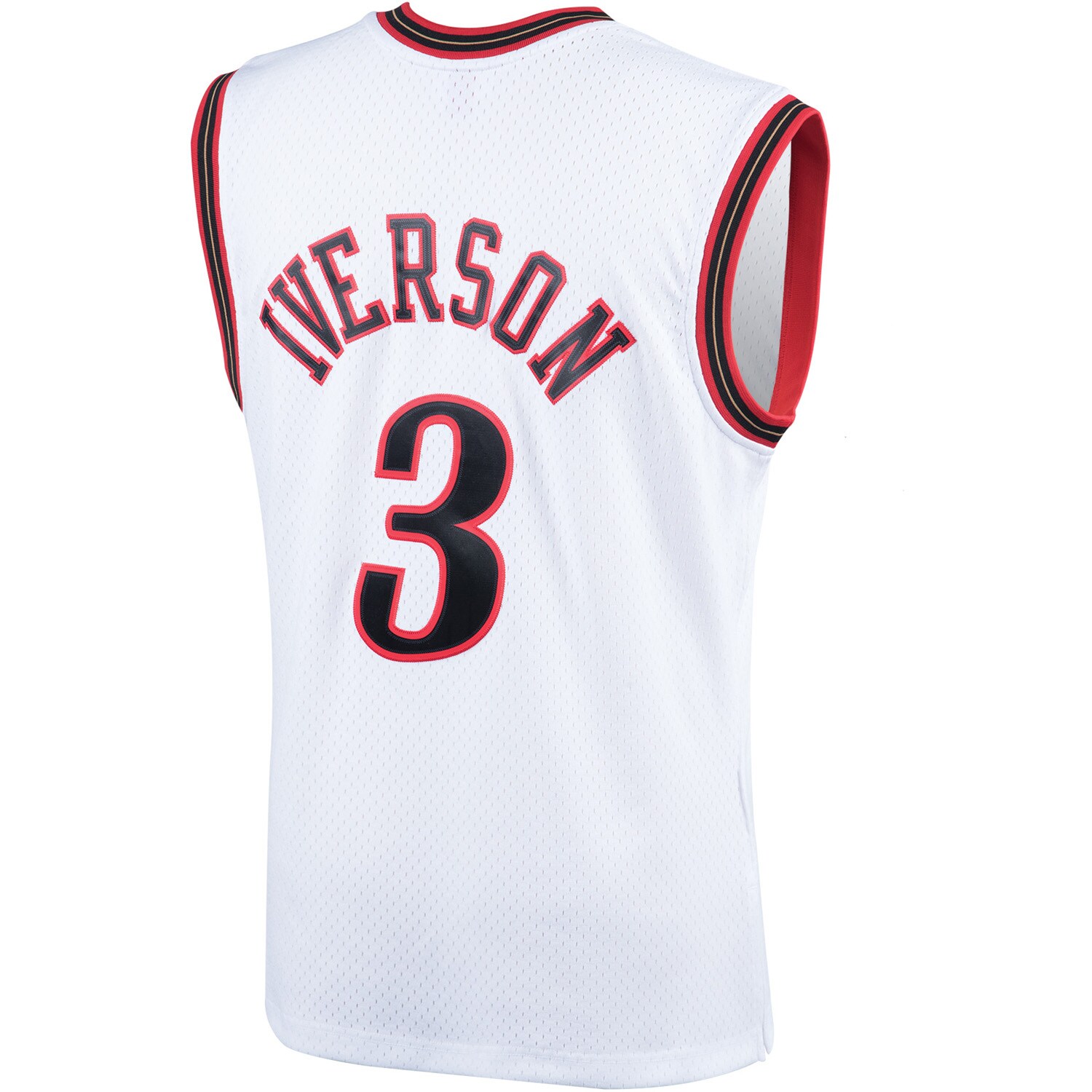 Allen Iverson Philadelphia 76ers Mitchell & Ness Hardwood Classics Swingman Jersey – White Clowdercats