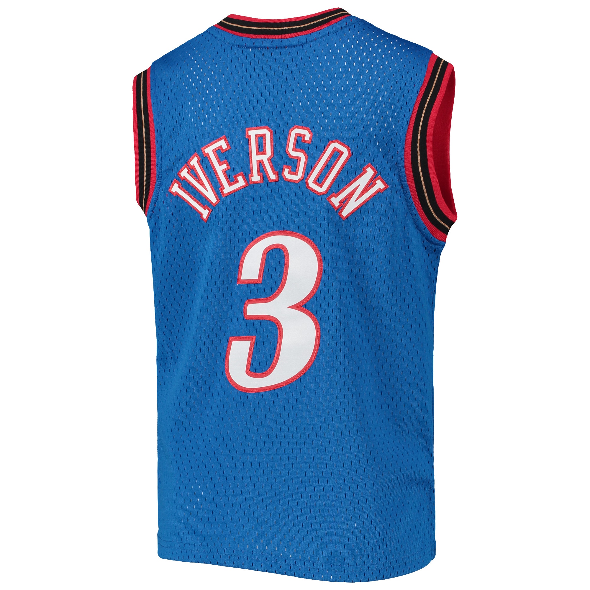 Allen Iverson Philadelphia 76ers Mitchell & Ness Youth 1999-00 Hardwood Classics Swingman Jersey – Royal Clowdercats