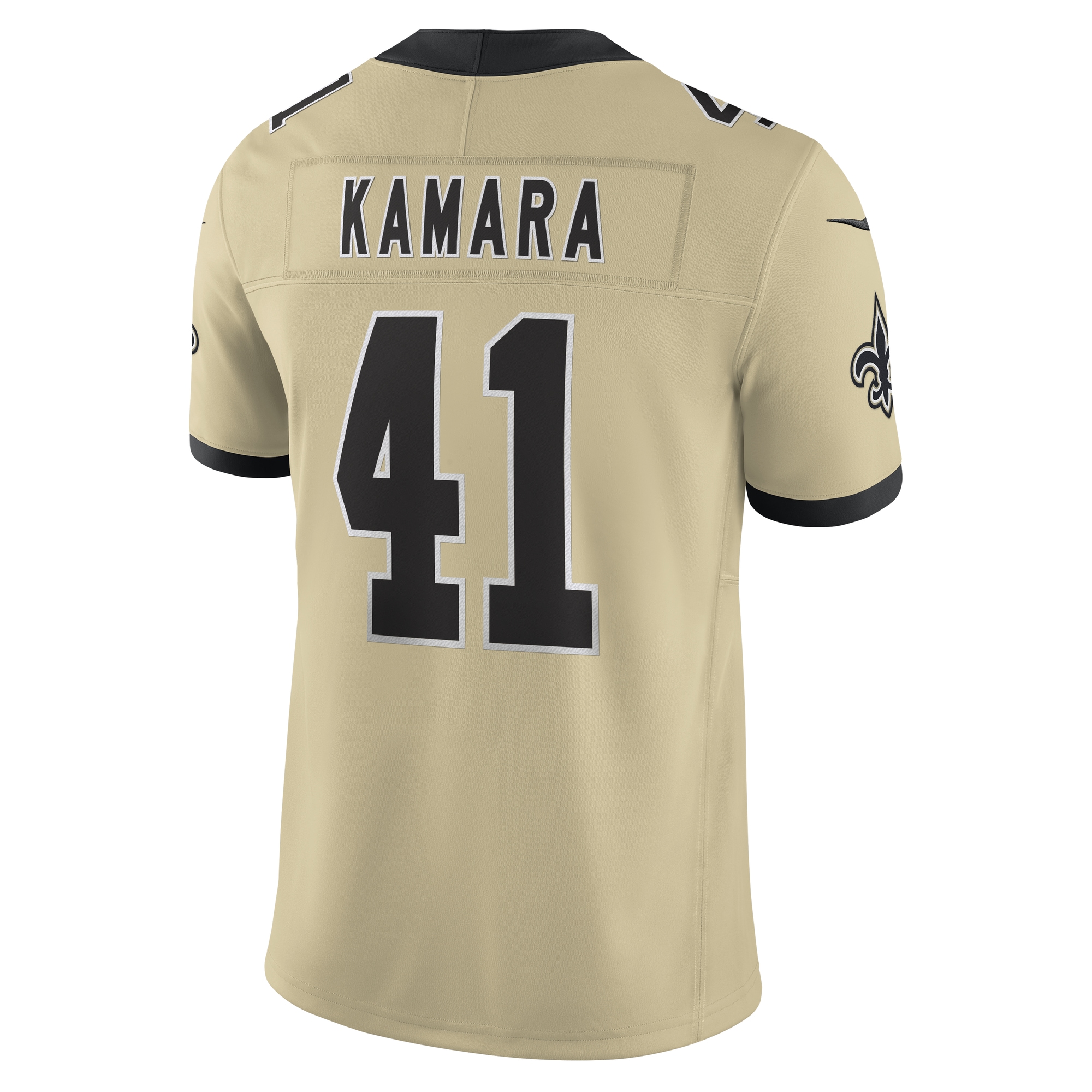 Alvin Kamara New Orleans Saints Nike Gameday Golds Alternate Vapor F.U.S.E. Limited Jersey – Gold Clowdercats