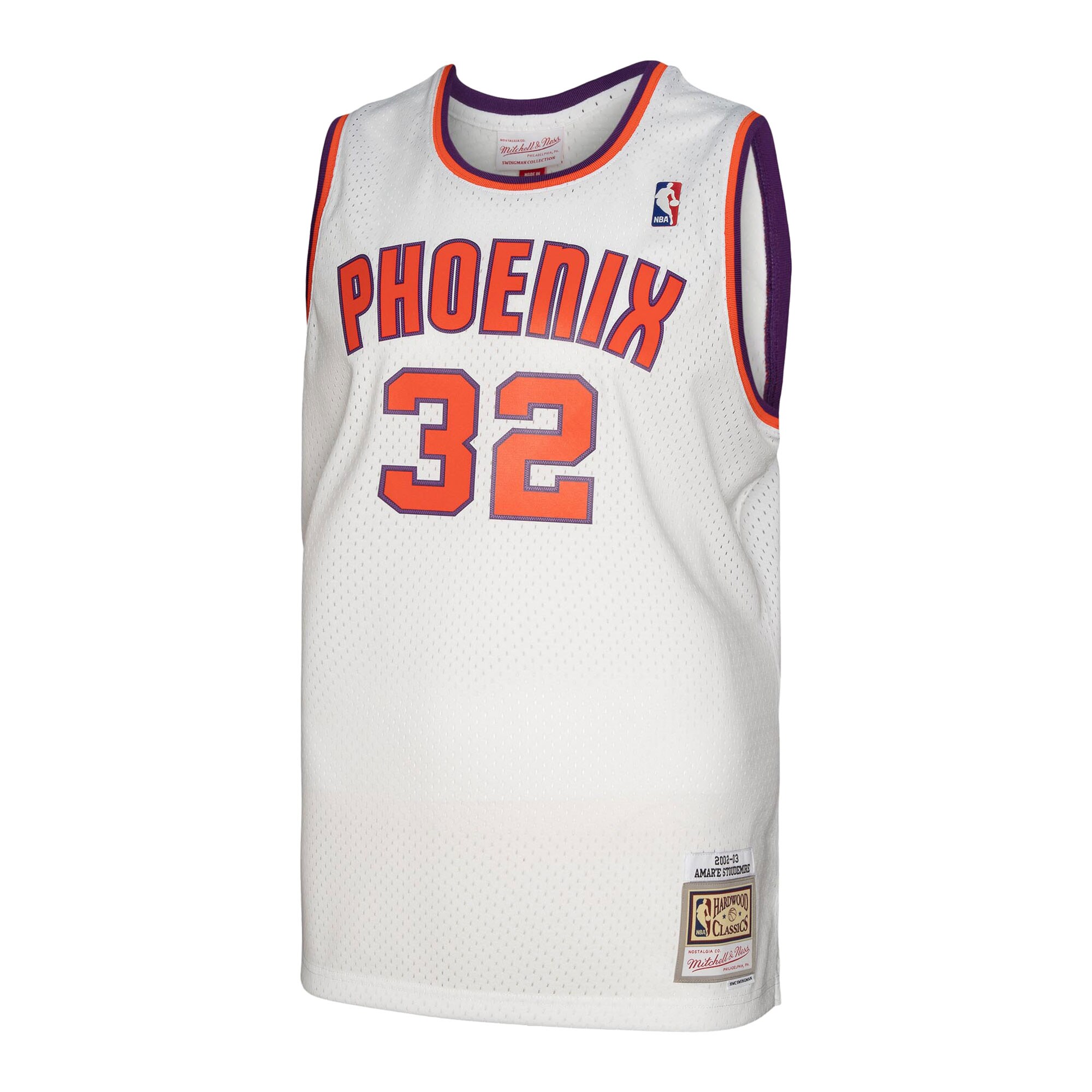 Amar’e Stoudemire Phoenix Suns Mitchell & Ness 2002/03 Hardwood Classics Swingman Jersey – White Clowdercats