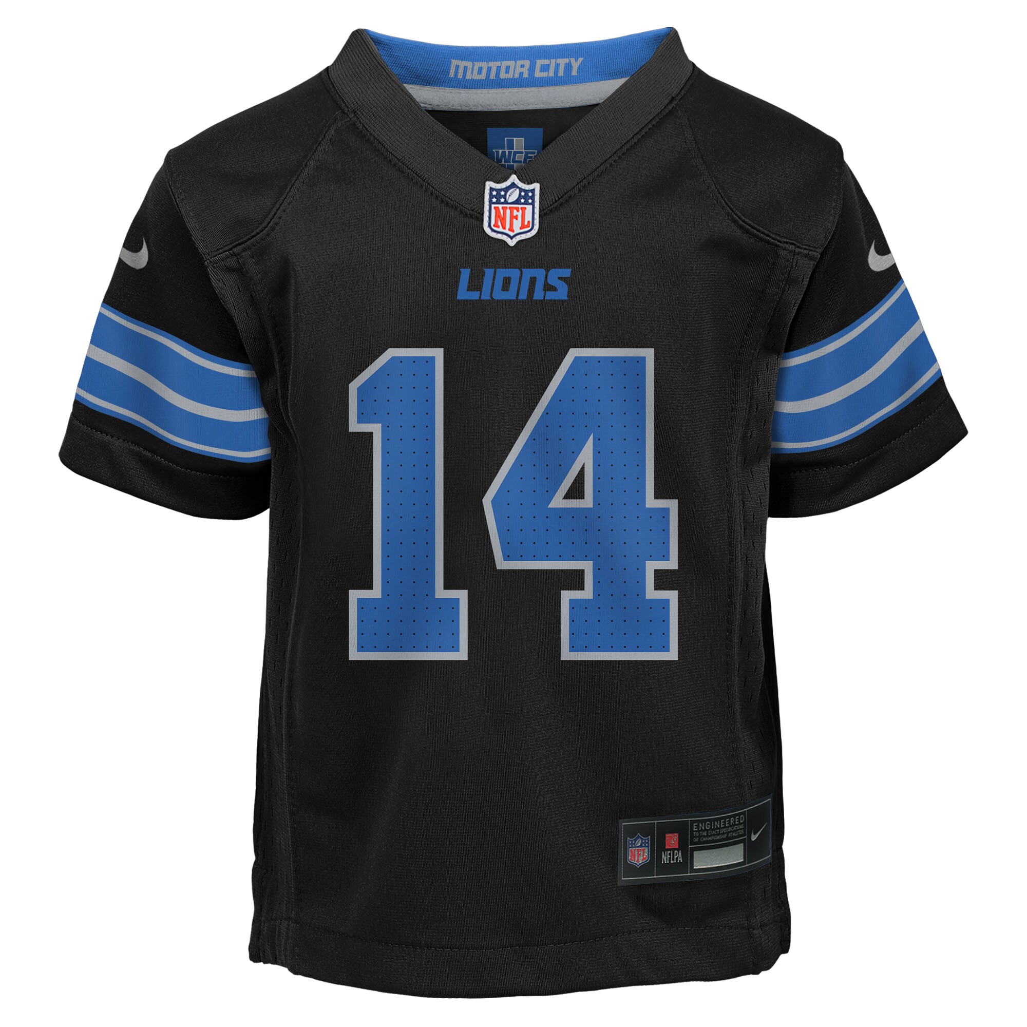 Amon-Ra St. Brown Detroit Lions Nike Preschool Alternate Player Game Jersey – Black Clowdercats