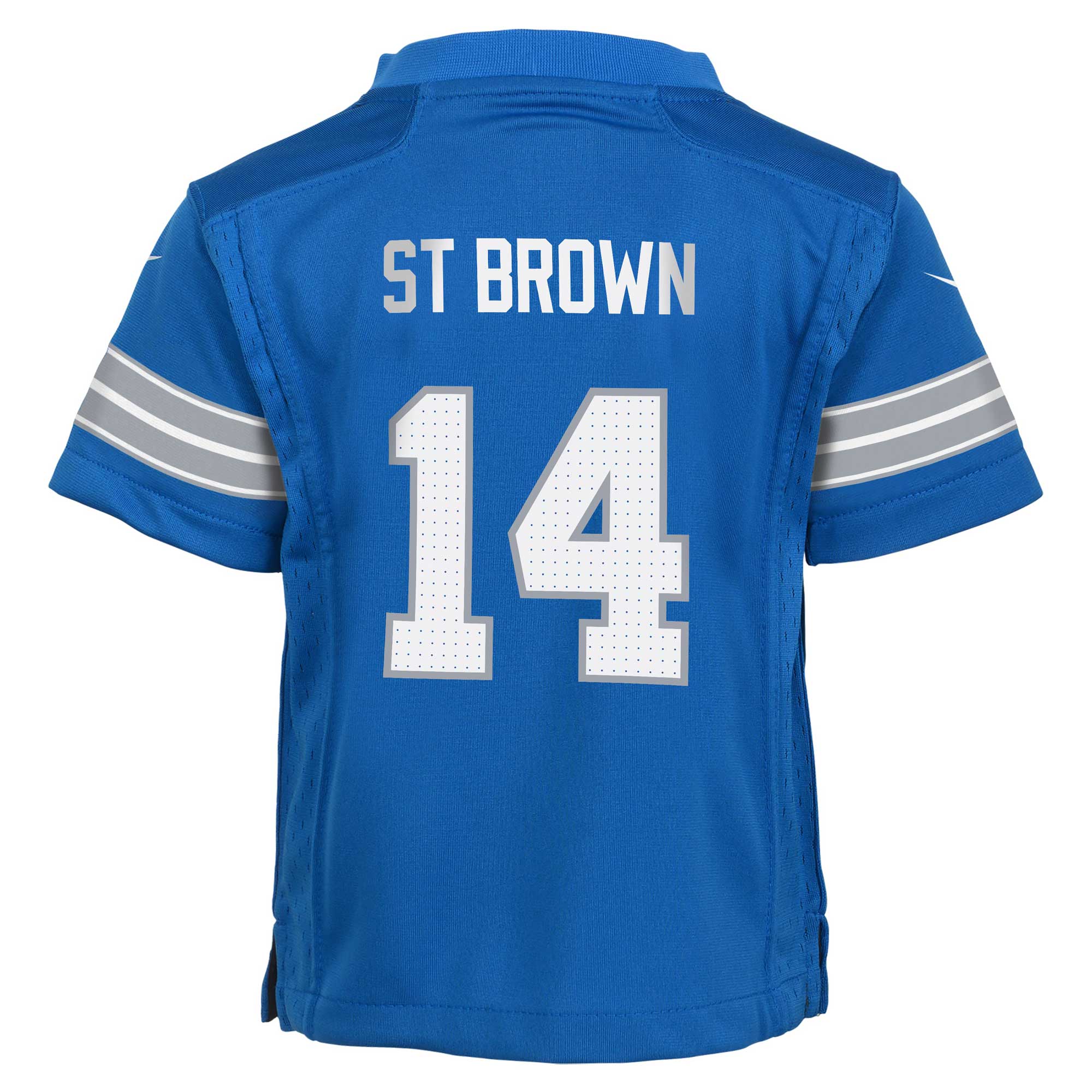 Amon-Ra St. Brown Detroit Lions Nike Preschool Player Game Jersey – Blue Clowdercats