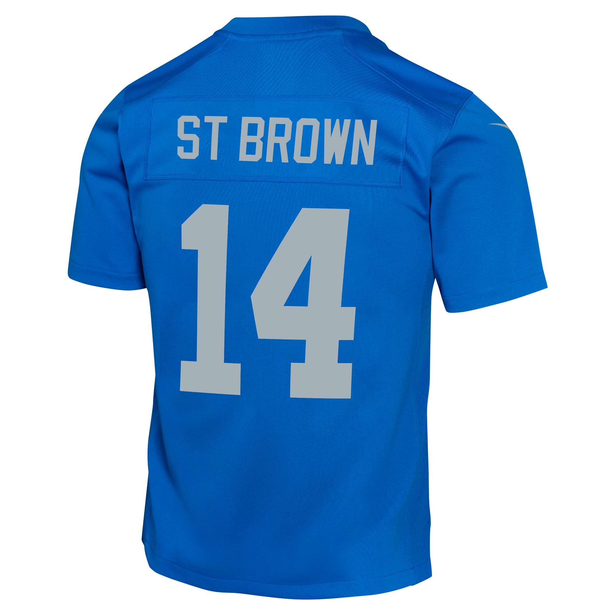 Amon-Ra St. Brown Detroit Lions Nike Youth Game Jersey – Blue Clowdercats
