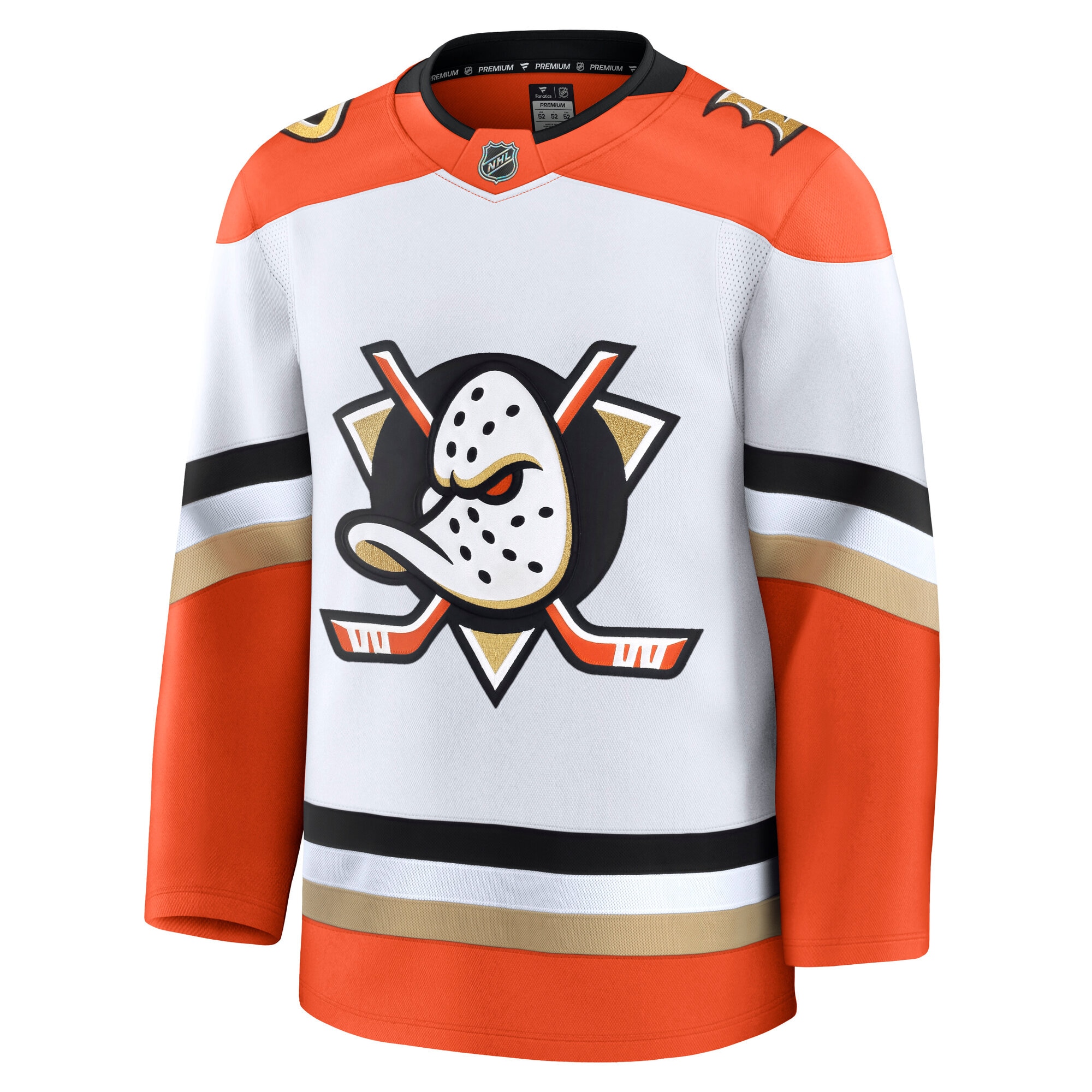 Anaheim Ducks Fanatics Away Premium Jersey – White Clowdercats