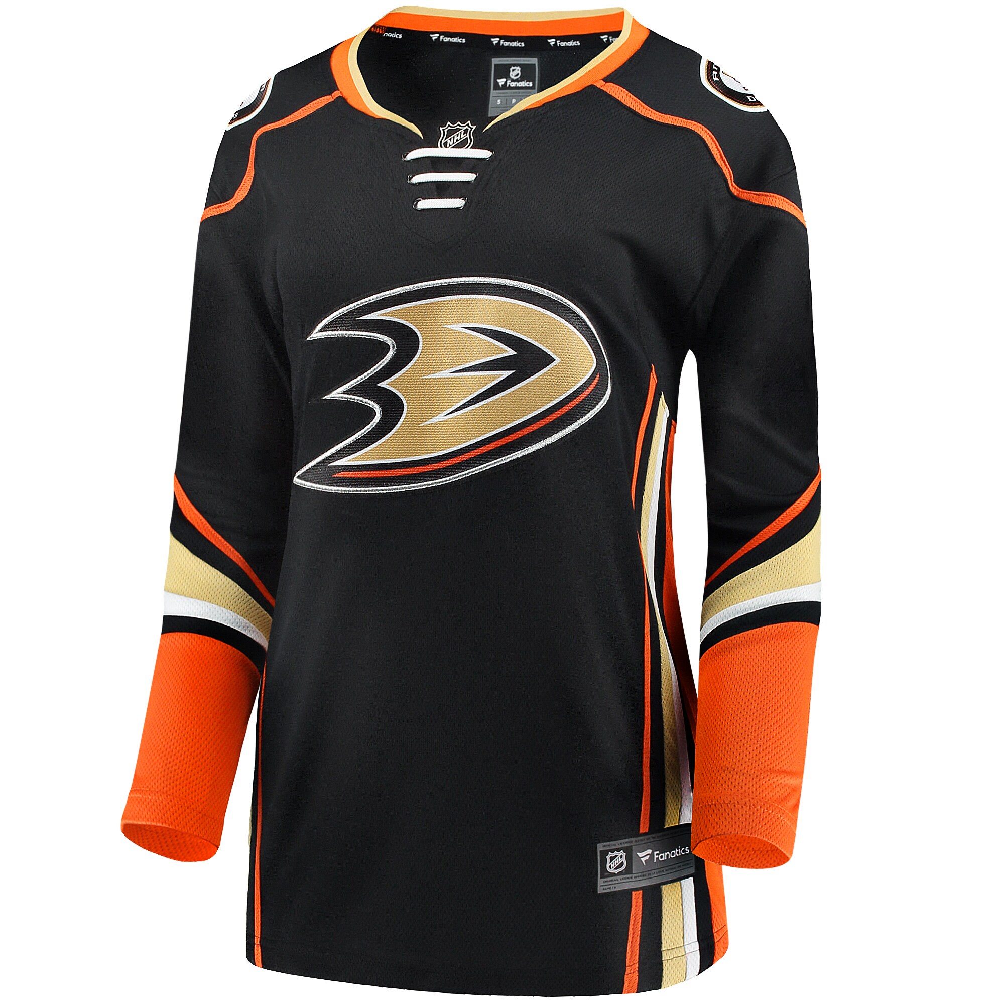Anaheim Ducks Fanatics Women’s Home Breakaway Jersey – Black Clowdercats
