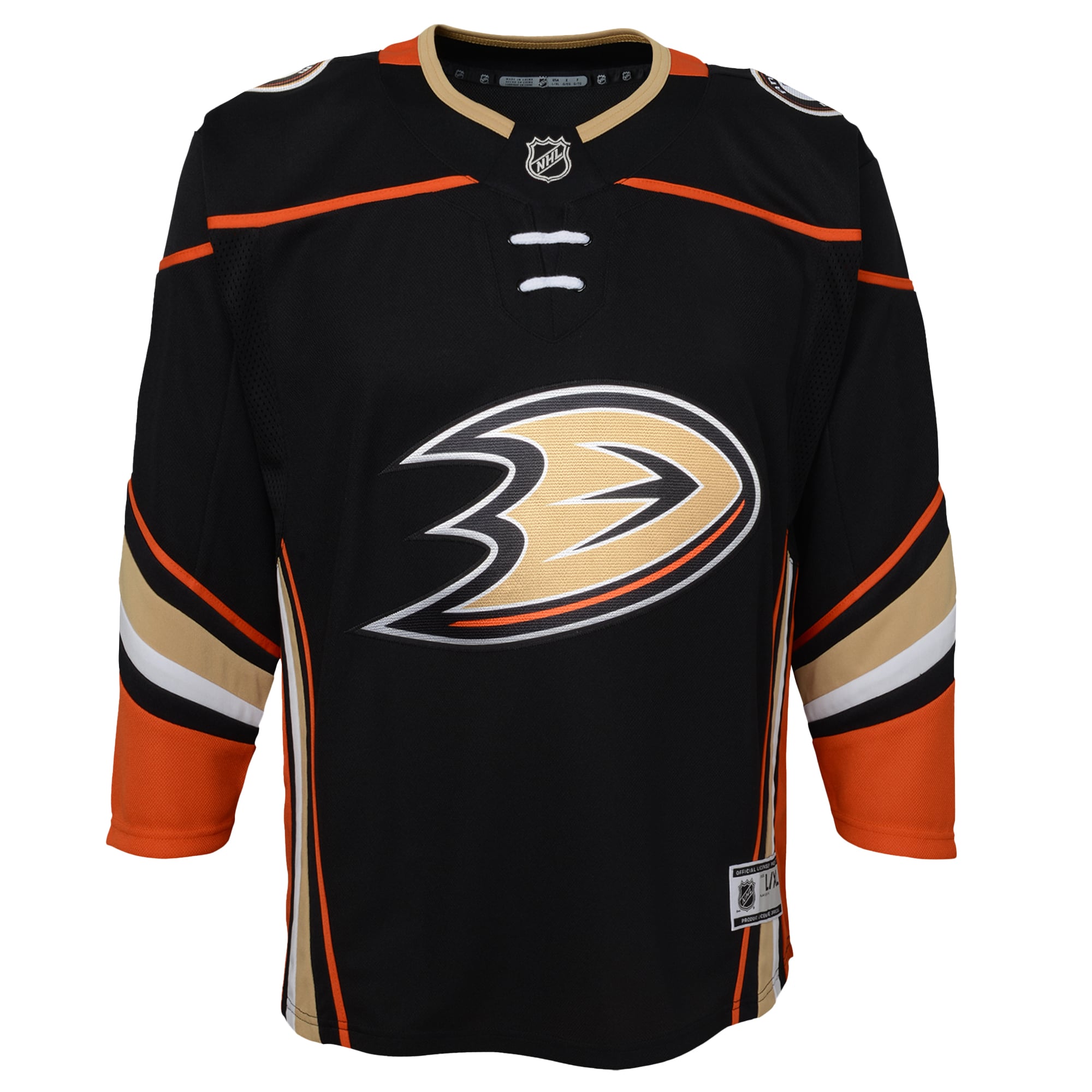Anaheim Ducks Youth Home Premier Jersey – Black Clowdercats