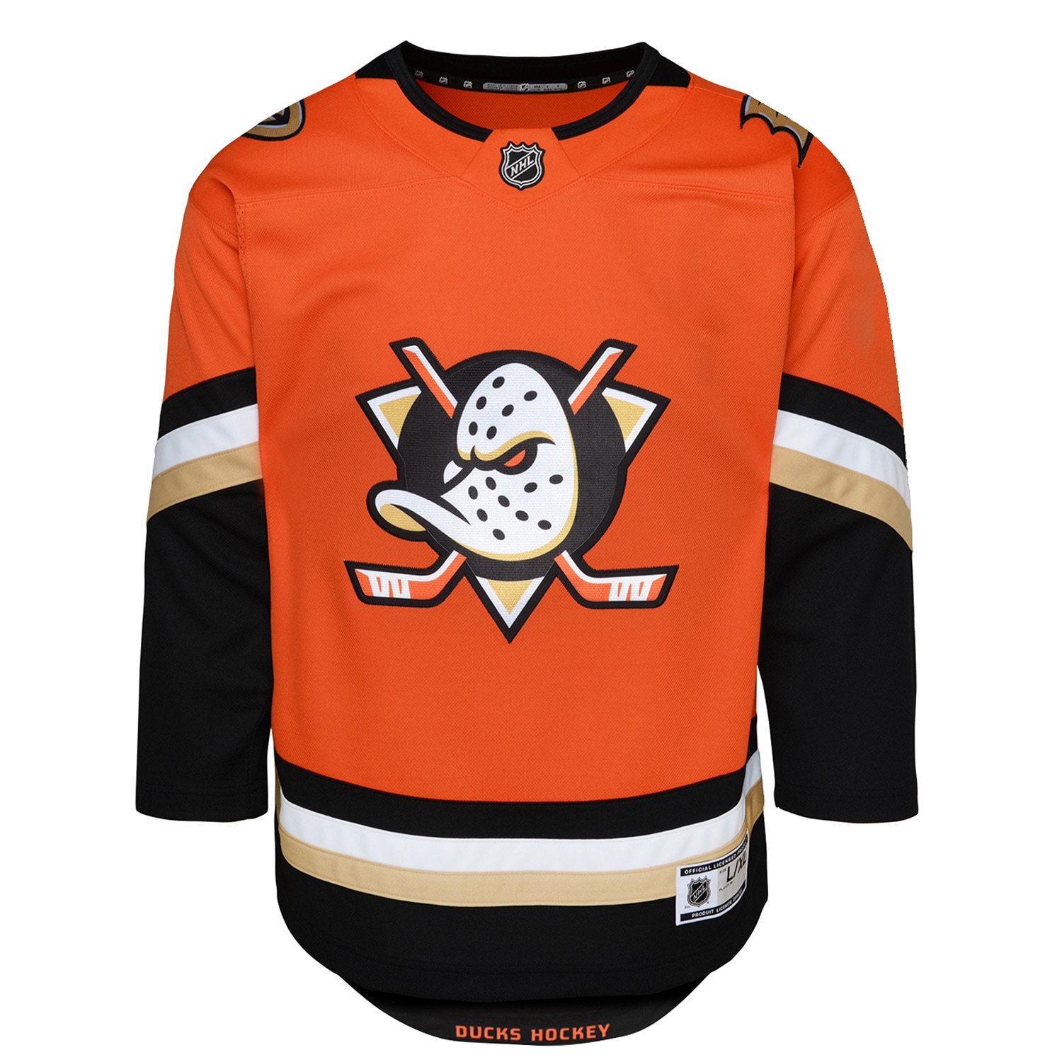 Anaheim Ducks Youth Home Premier Jersey – Orange Clowdercats