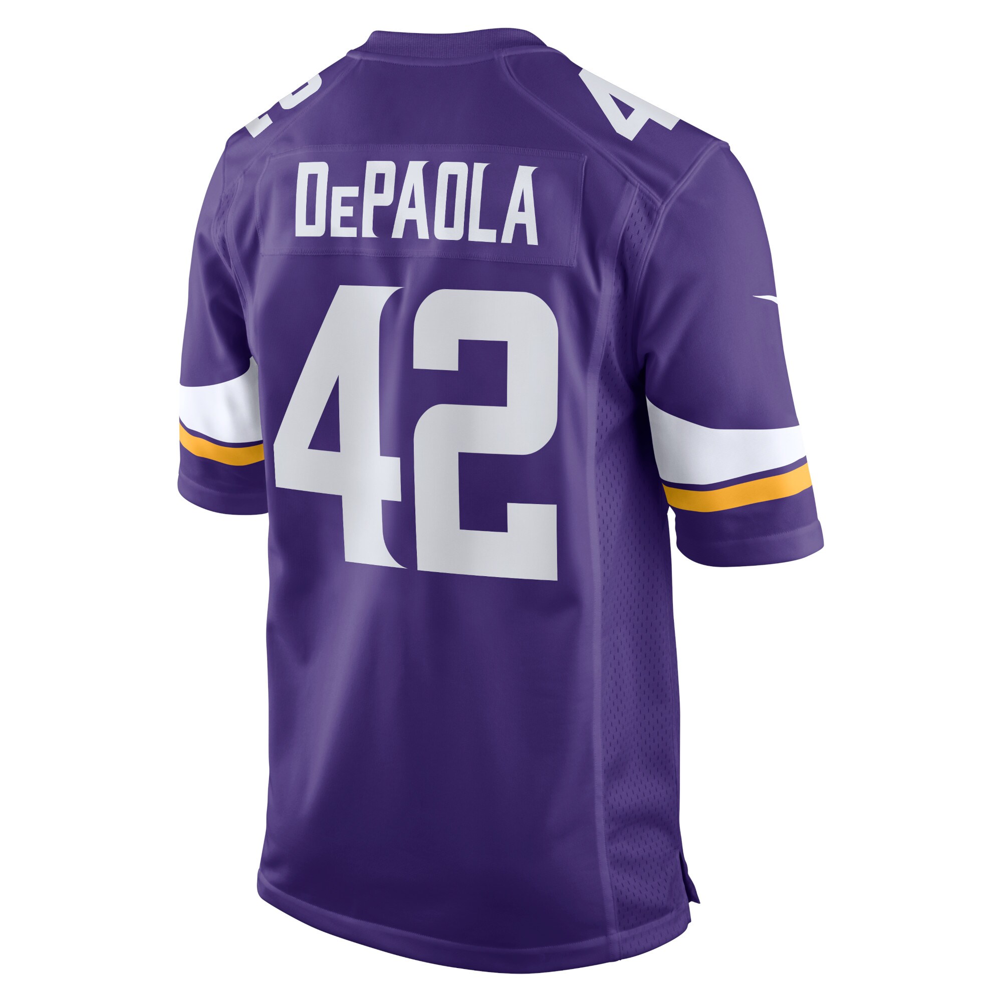 Andrew DePaola Minnesota Vikings Nike Game Jersey – Purple Clowdercats