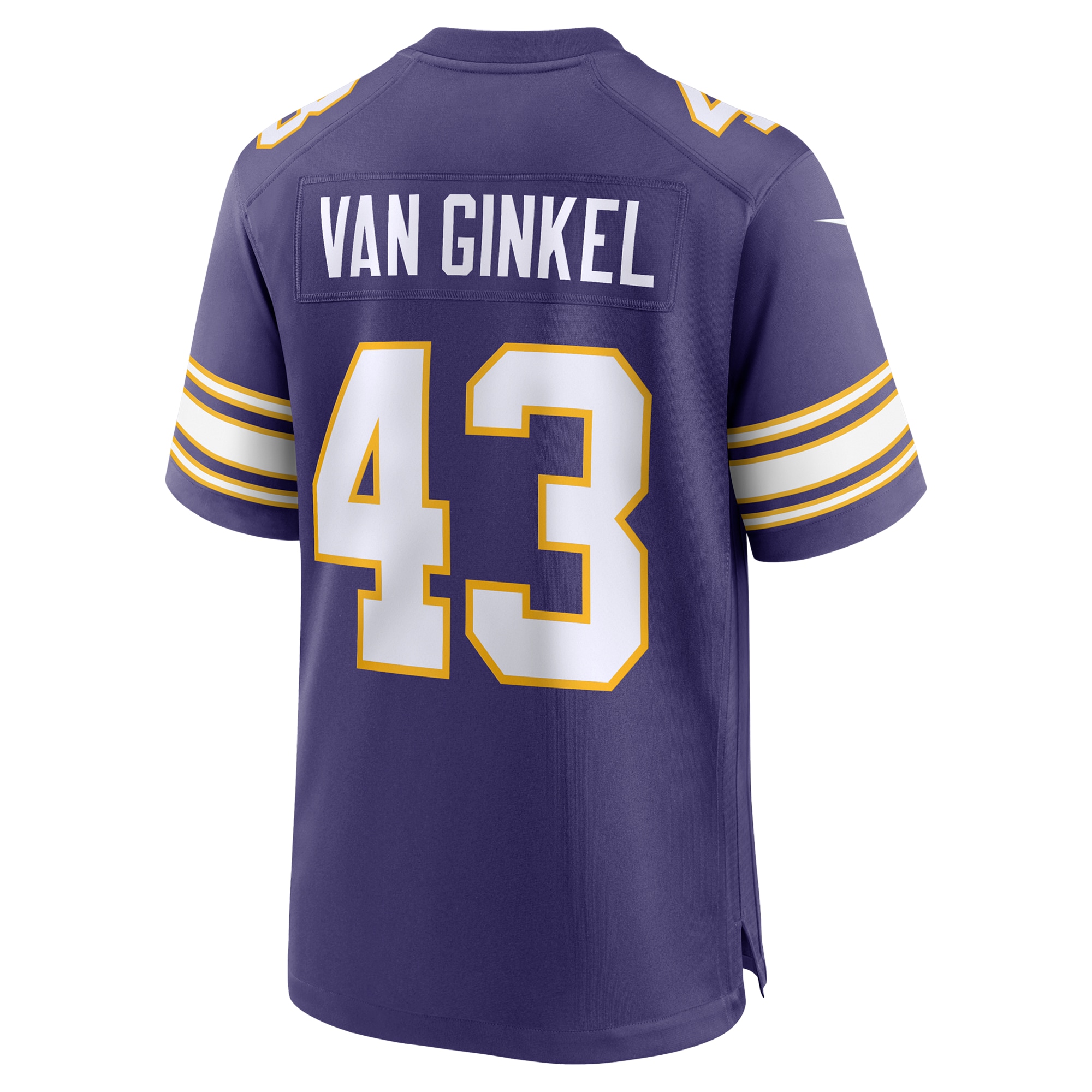 Andrew Van Ginkel Minnesota Vikings Nike Alternate Game Jersey – Purple Clowdercats