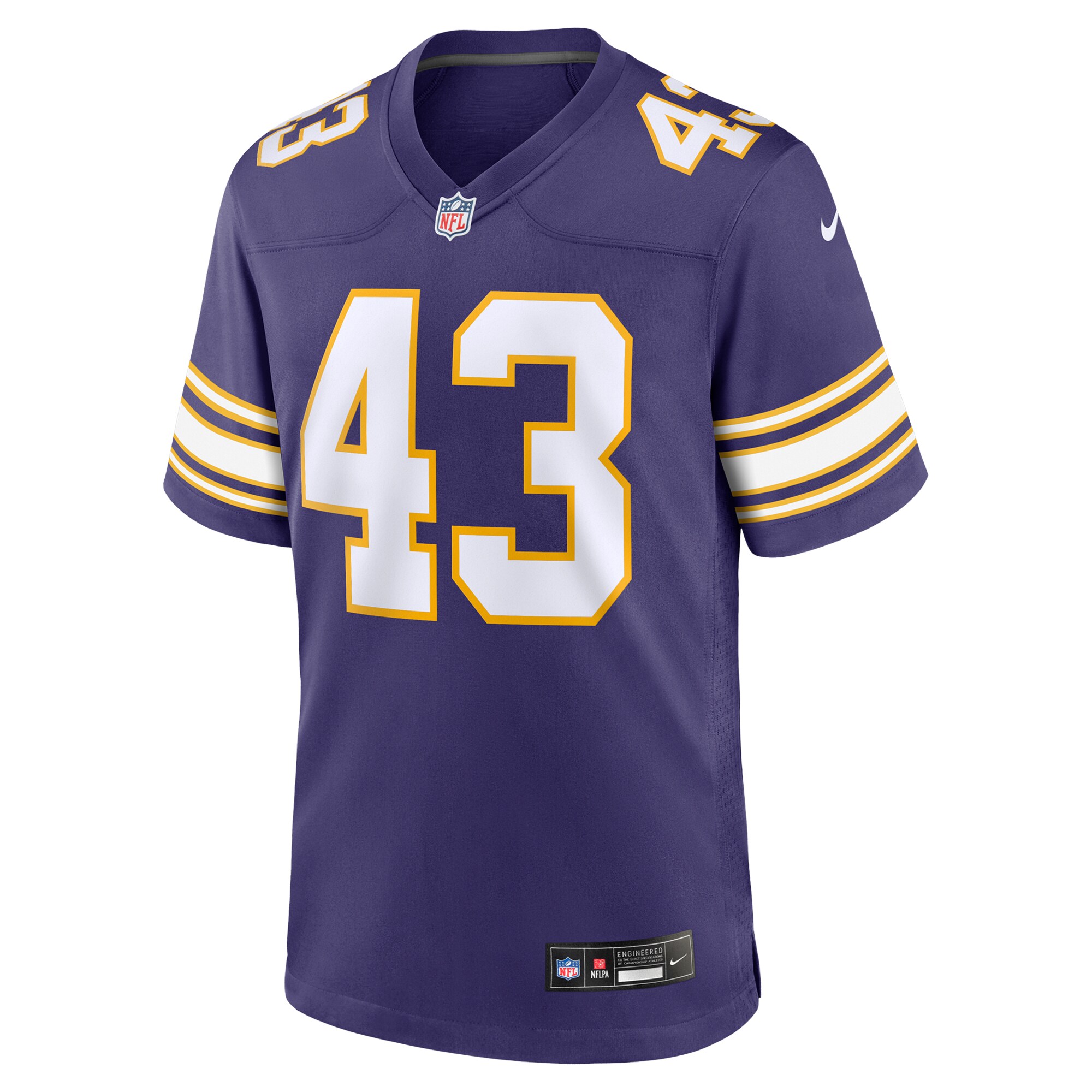 Andrew Van Ginkel Minnesota Vikings Nike Alternate Game Jersey – Purple Clowdercats