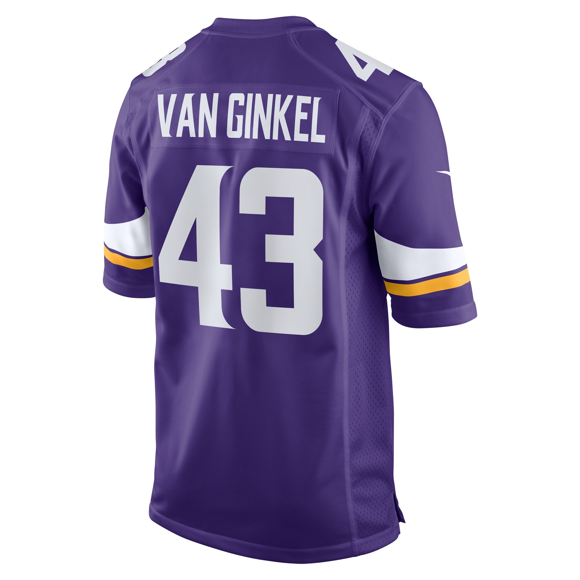 Andrew Van Ginkel Minnesota Vikings Nike Team Game Jersey – Purple Clowdercats
