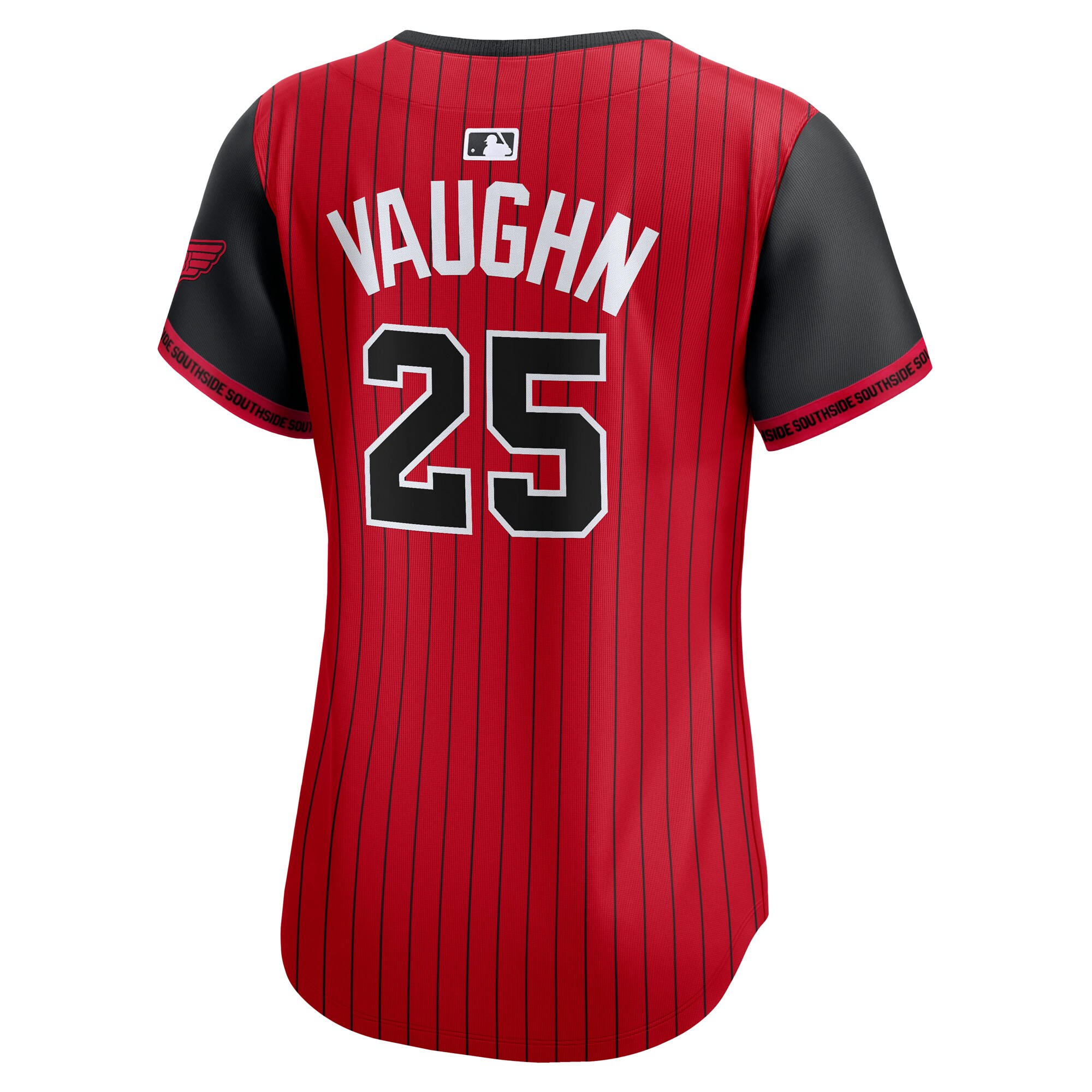 Andrew Vaughn Chicago White Sox Nike Women’s 2025 City Connect Limited Player Jersey – Red/Black