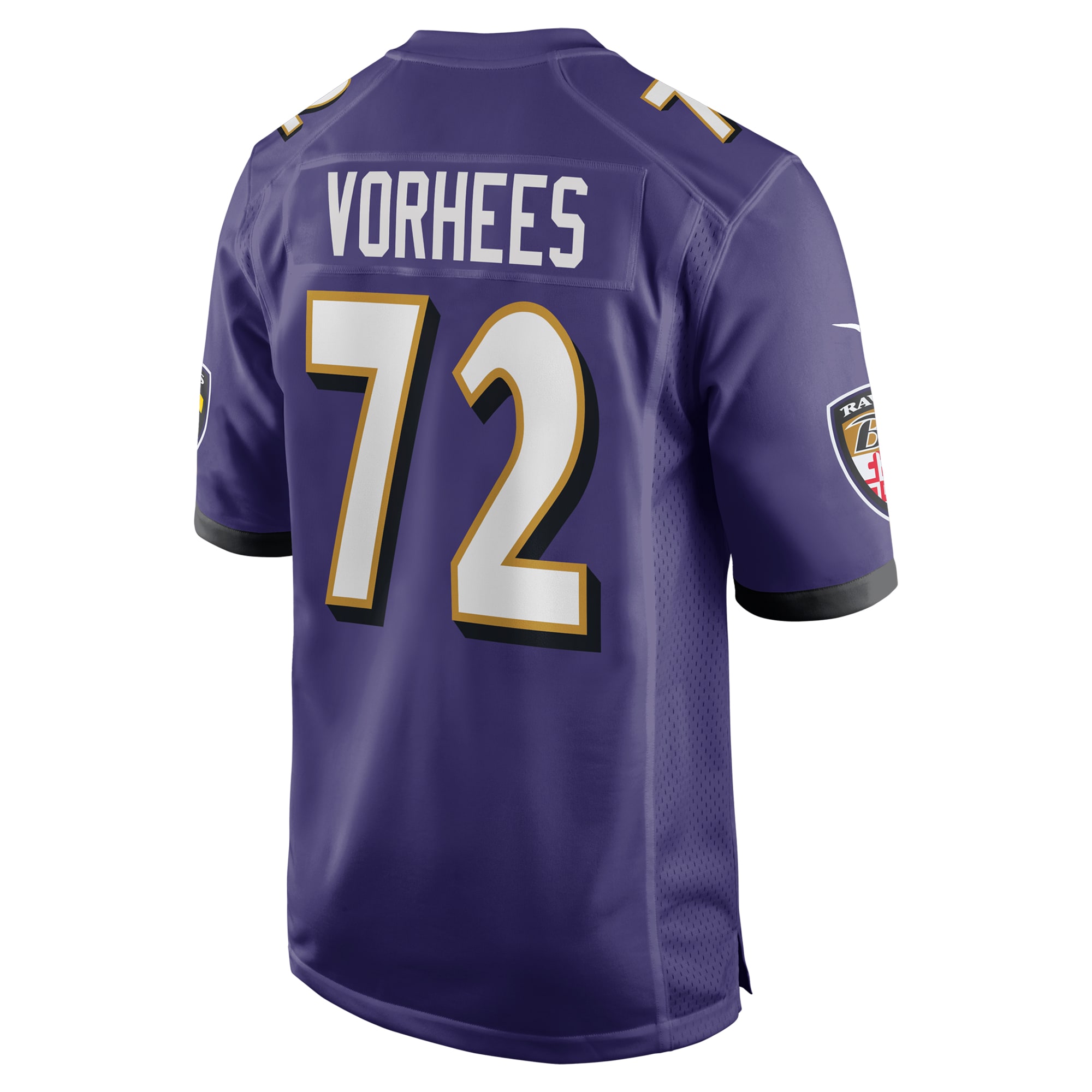 Andrew Vorhees Baltimore Ravens Nike Team Game Jersey – Purple Clowdercats
