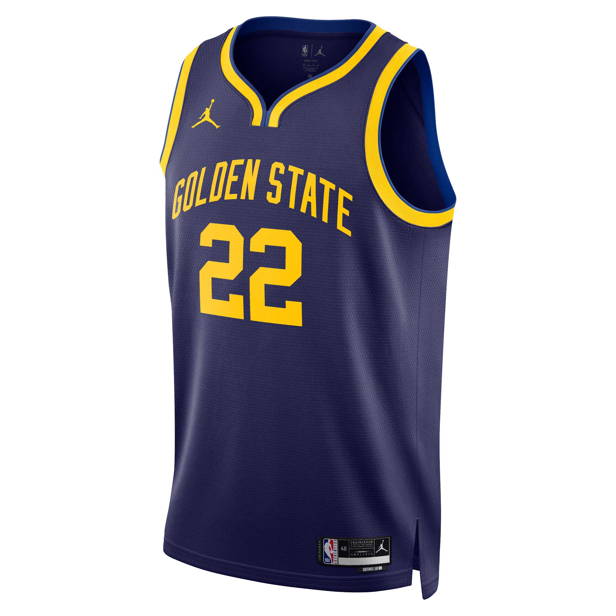 Andrew Wiggins Golden State Warriors Jordan Brand Unisex Swingman Jersey – Statement Edition – Navy Clowdercats