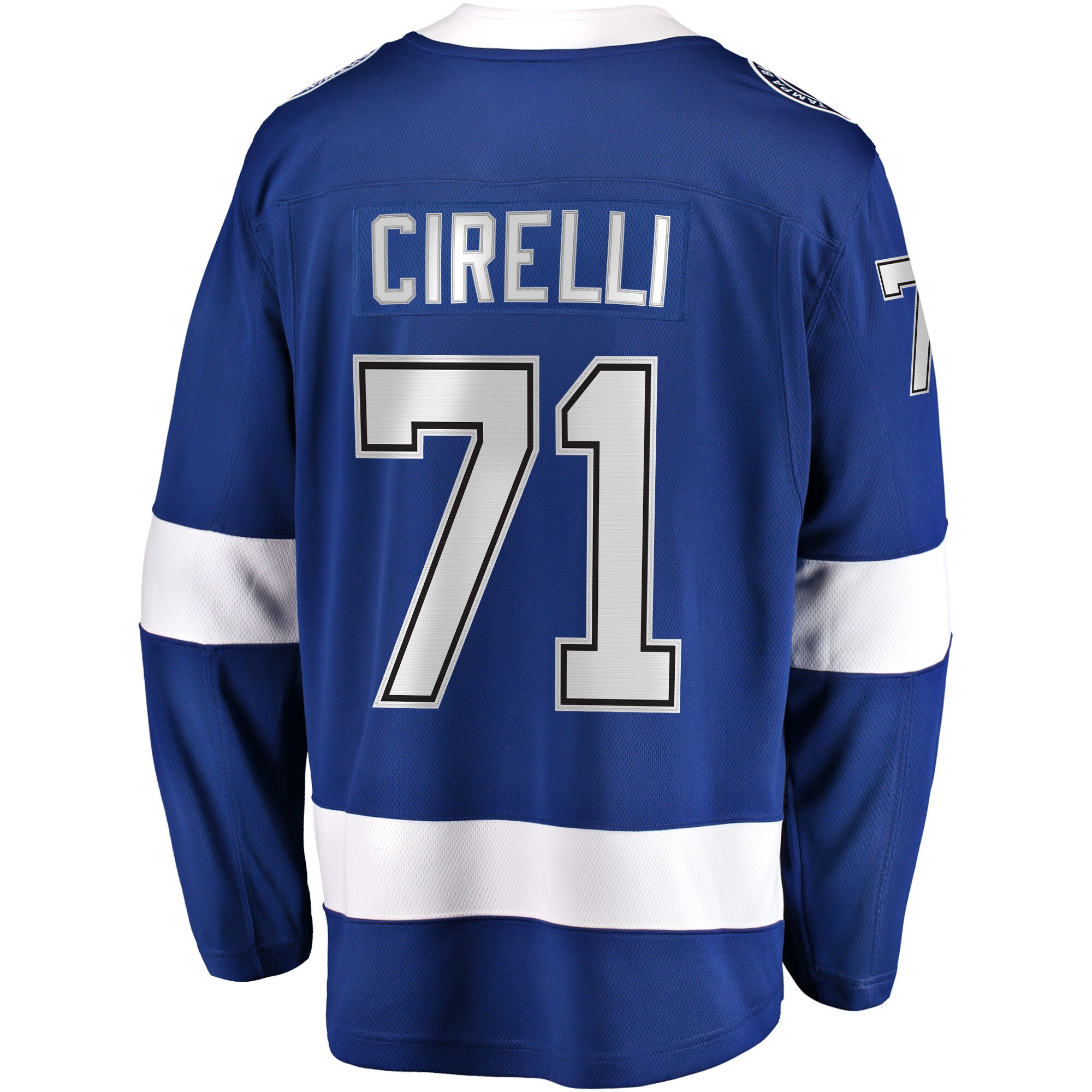 Anthony Cirelli Tampa Bay Lightning Fanatics Home Breakaway Player Jersey – Blue Clowdercats