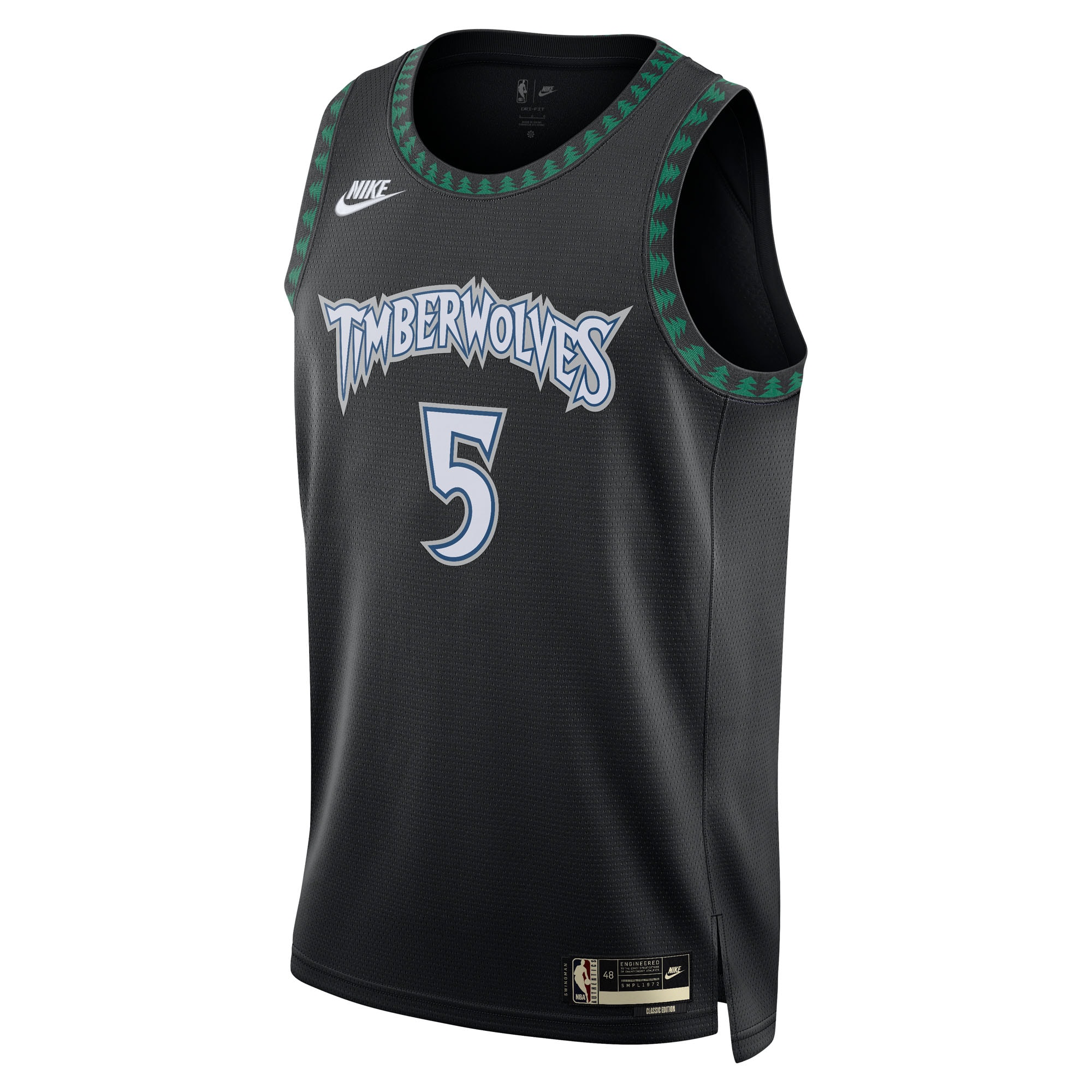 Anthony Edwards Minnesota Timberwolves Nike Unisex Swingman Jersey – Classic Edition – Black Clowdercats