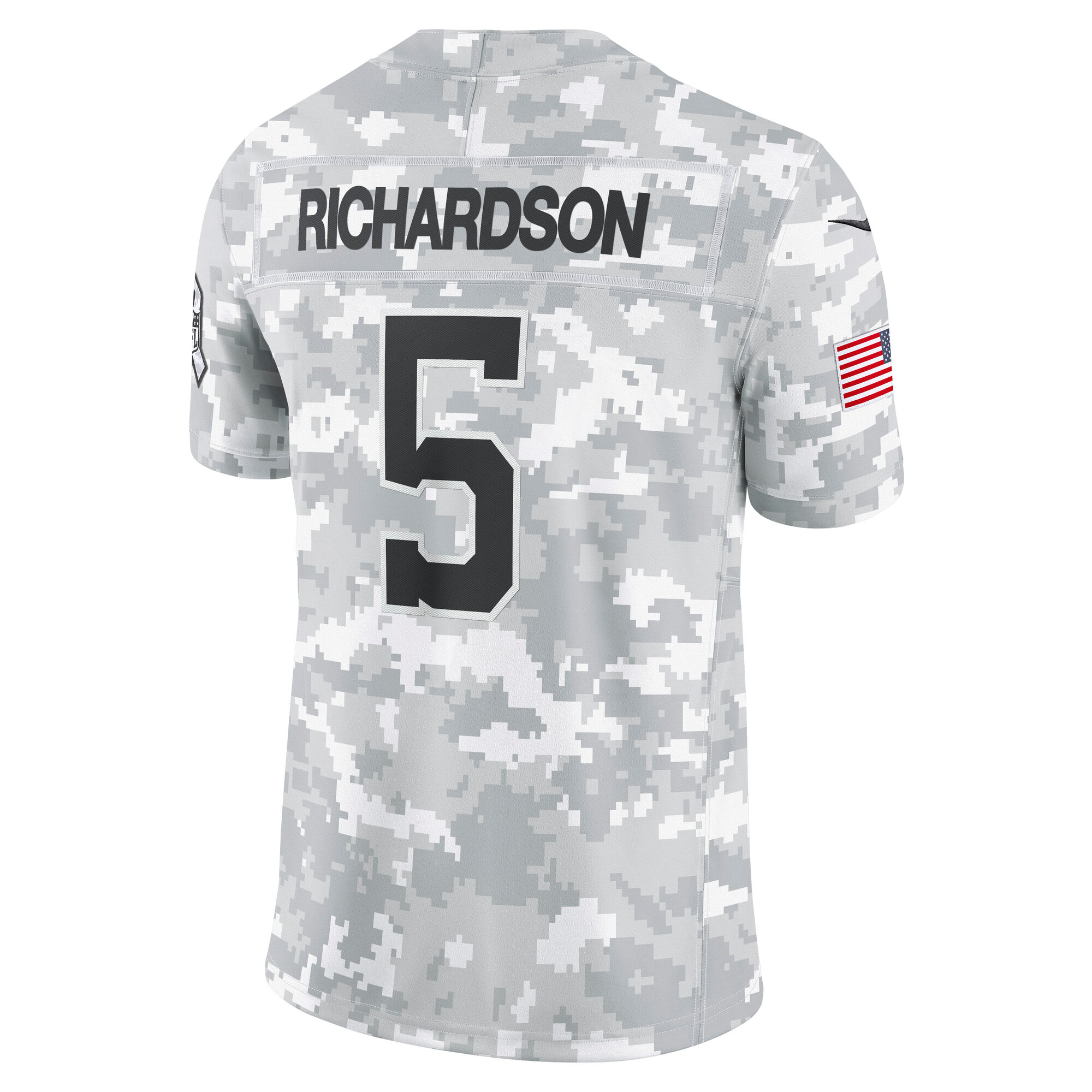 Anthony Richardson Indianapolis Colts Nike 2024 Salute to Service Limited Jersey – Arctic Camo Clowdercats