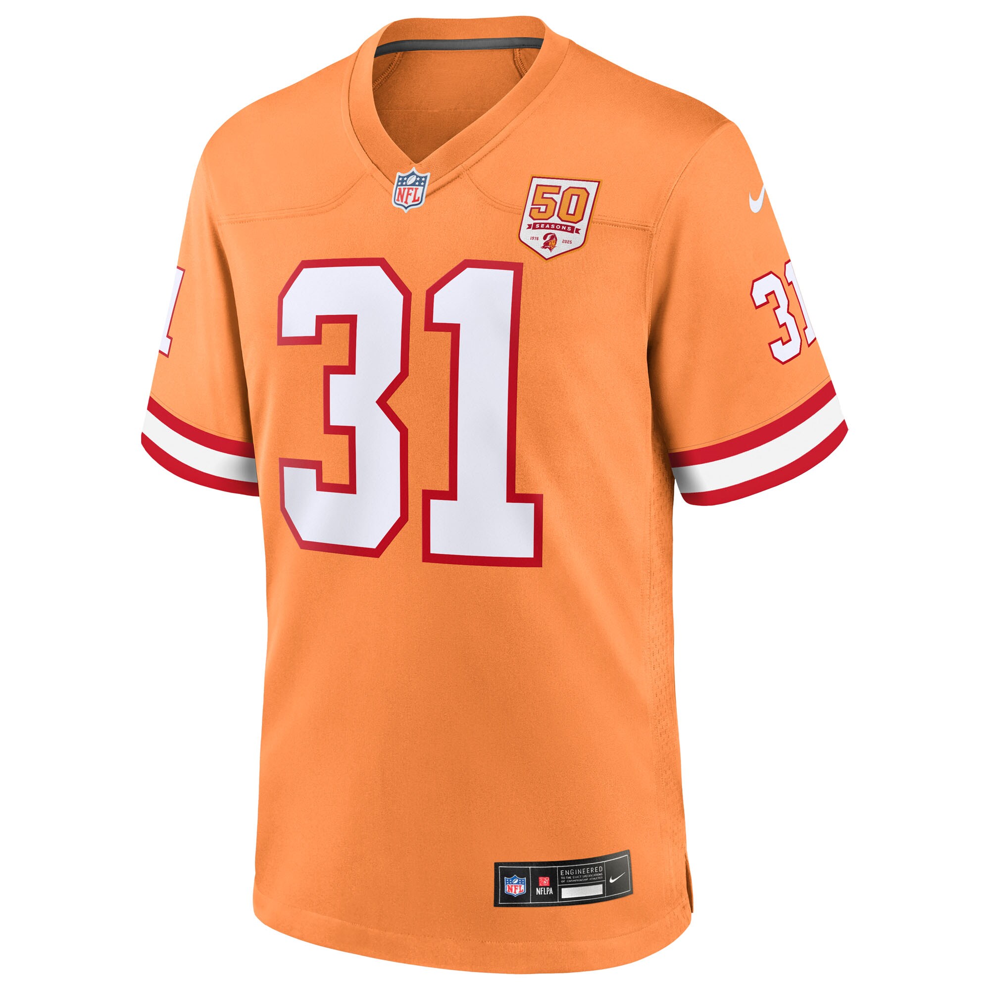 Antoine Winfield Jr. Tampa Bay Buccaneers Nike 50th Season Game Jersey – Creamsicle Clowdercats