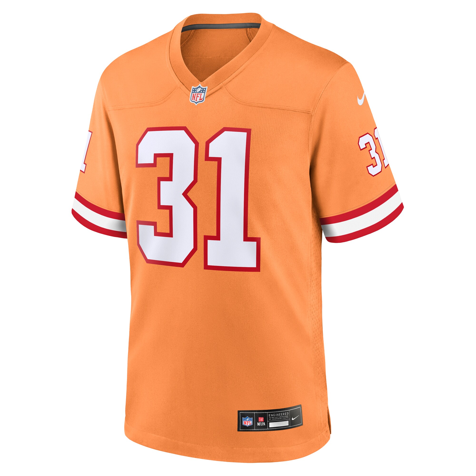 Antoine Winfield Jr. Tampa Bay Buccaneers Nike Throwback Game Jersey – Orange Clowdercats