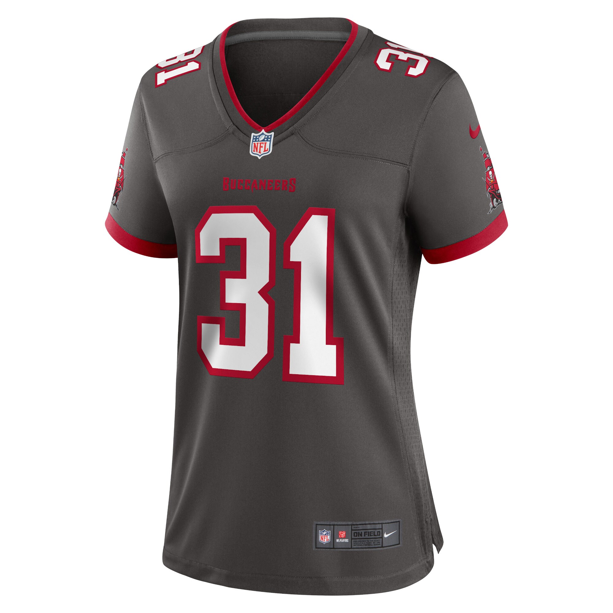 Antoine Winfield Jr. Tampa Bay Buccaneers Nike Women’s Game Jersey – Pewter Clowdercats