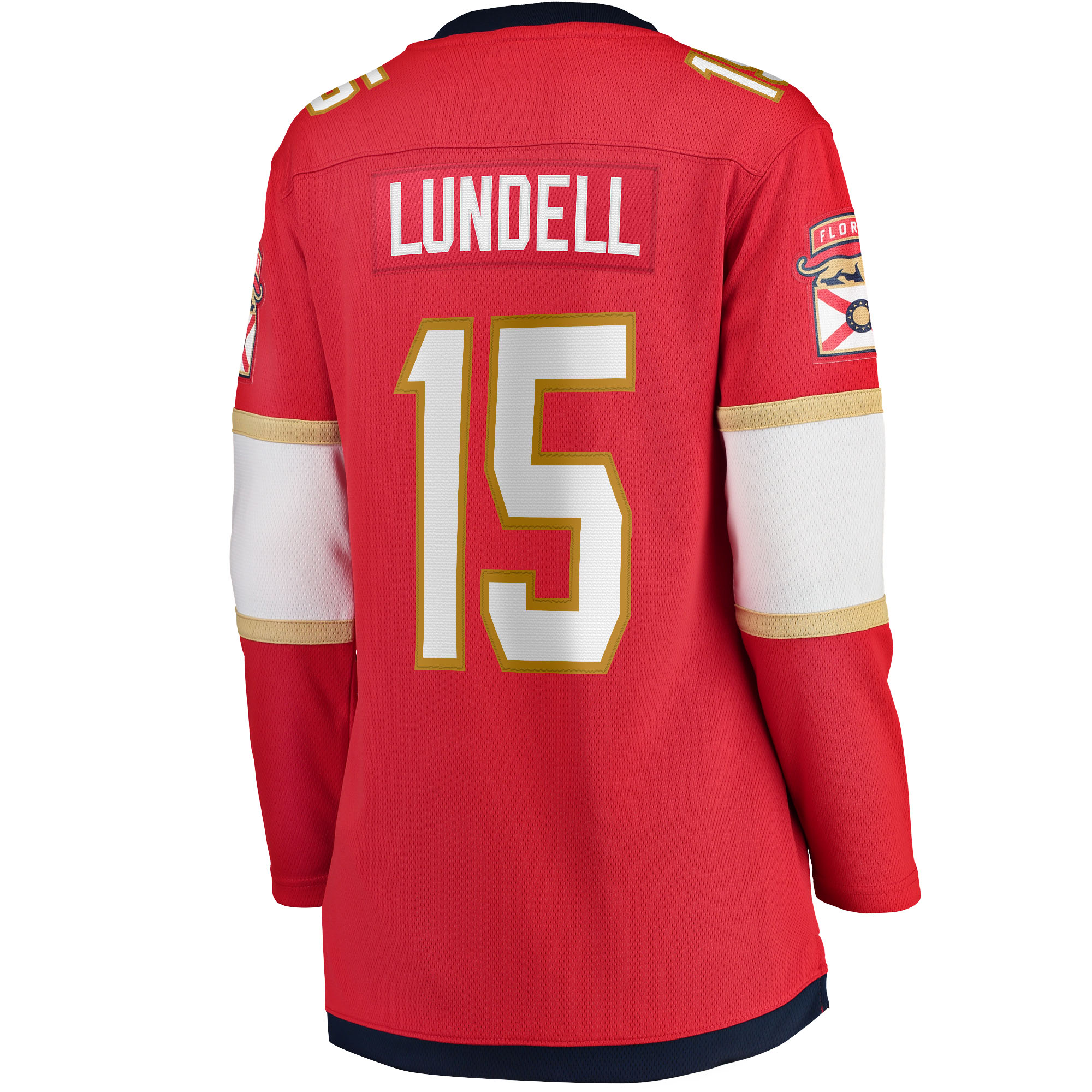 Anton Lundell Florida Panthers Fanatics Women’s Home Breakaway Player Jersey – Red Clowdercats