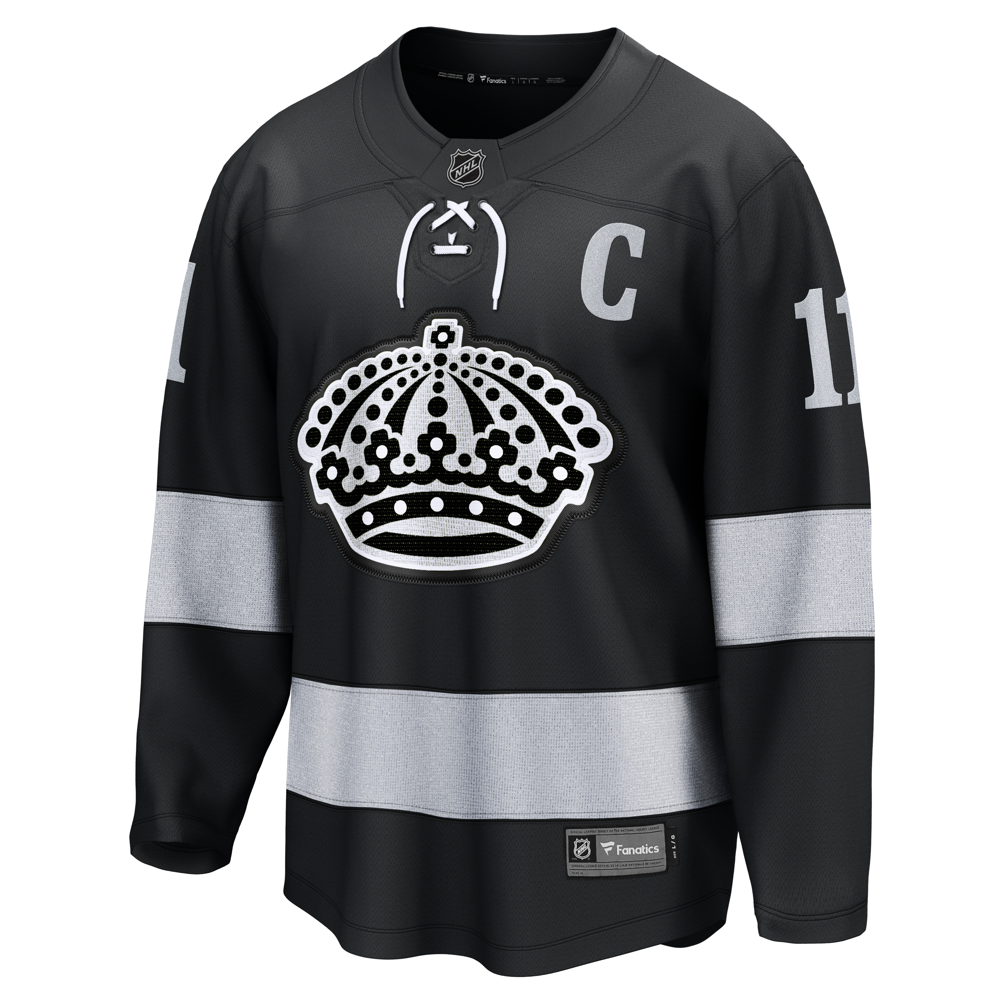 Anze Kopitar Los Angeles Kings Fanatics Alternate Breakaway Jersey – Black Clowdercats