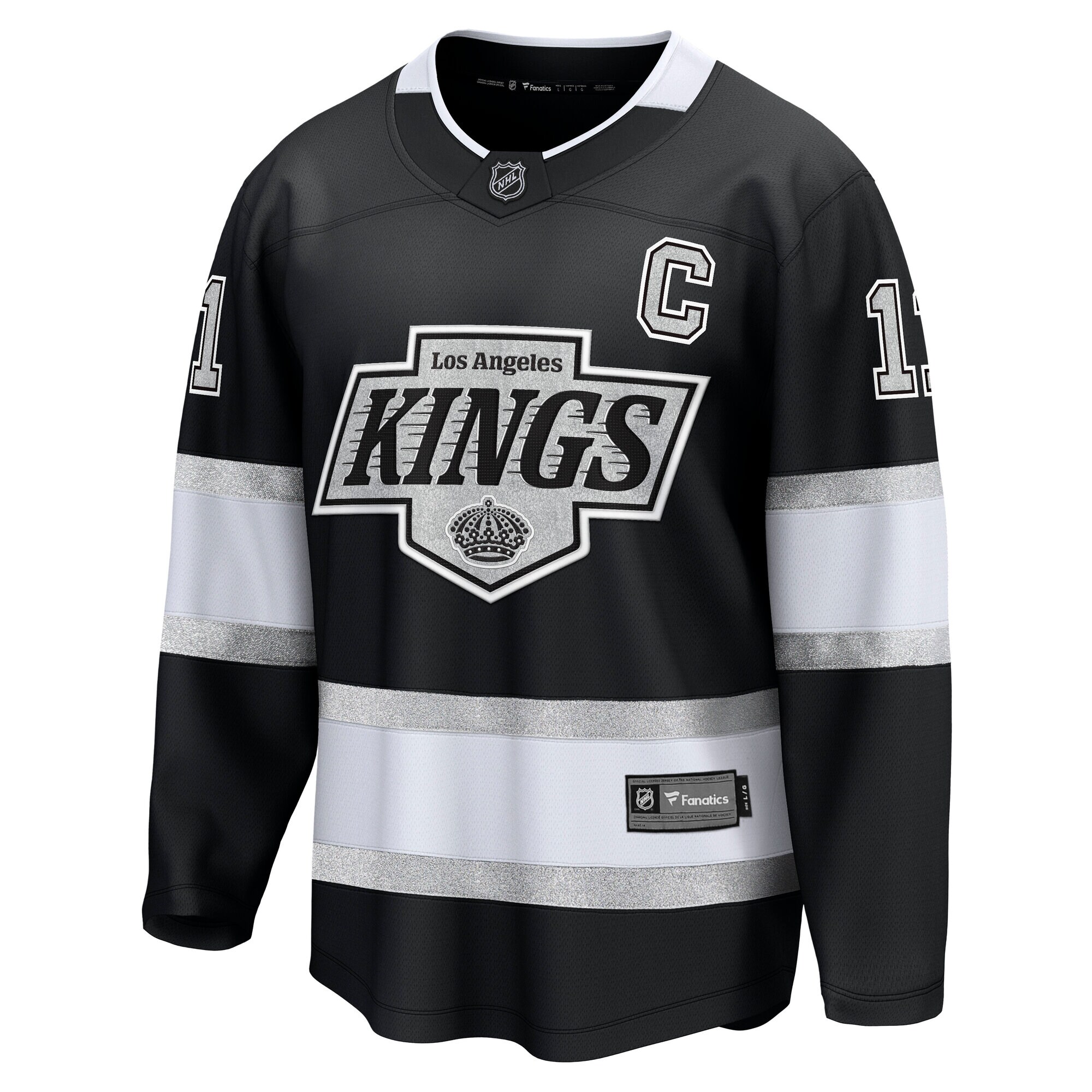 Anze Kopitar Los Angeles Kings Fanatics Home Premier Breakaway Player Jersey – Black Clowdercats