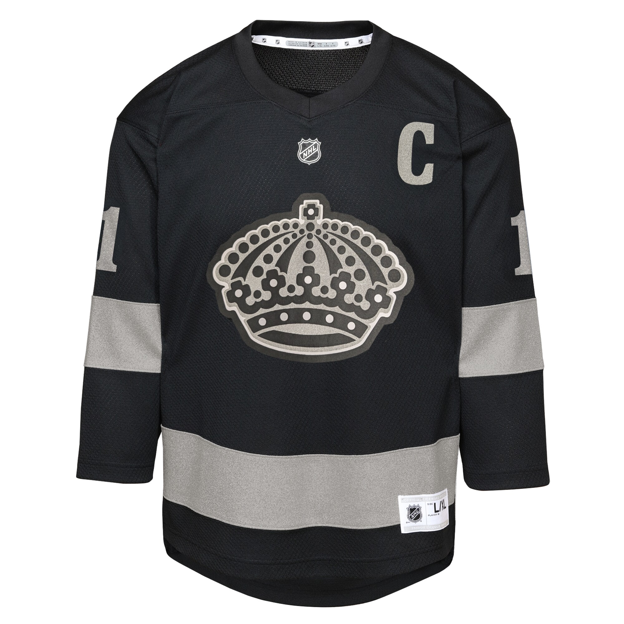 Anze Kopitar Los Angeles Kings Youth Alternate Replica Jersey – Black Clowdercats