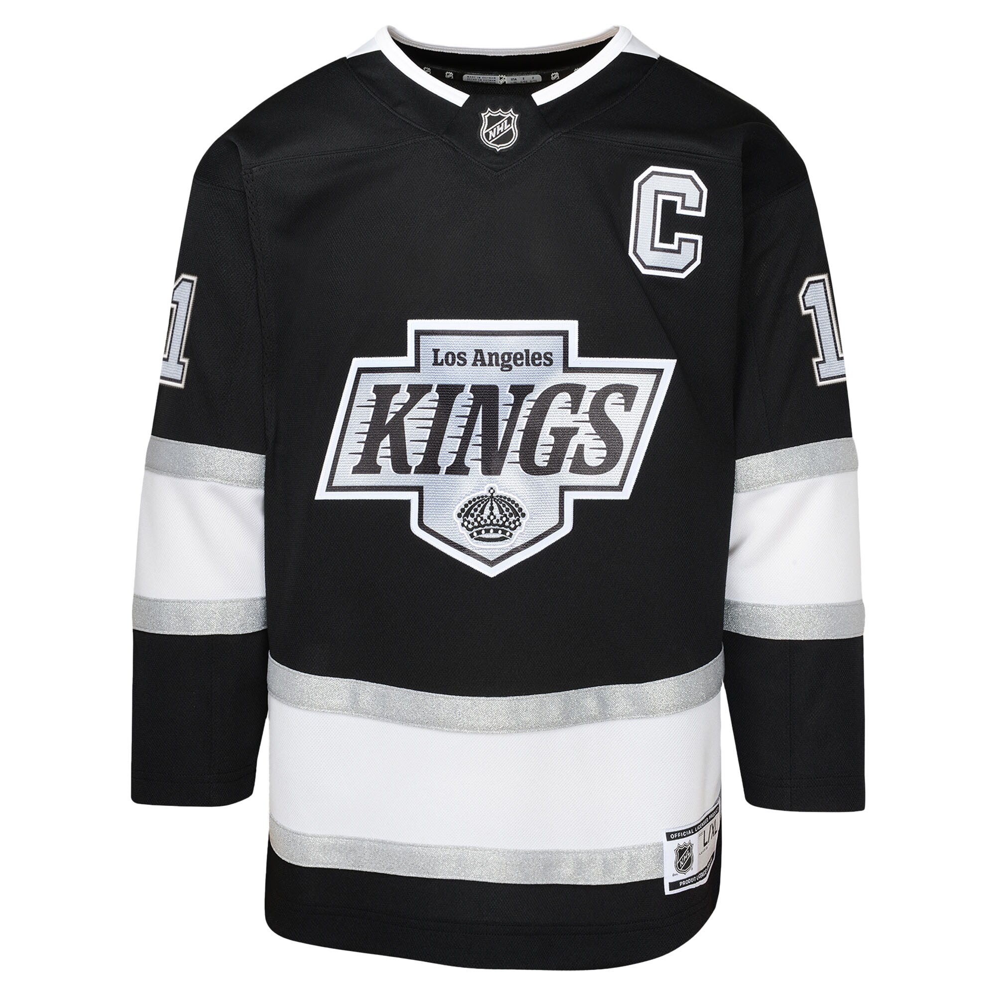 Anze Kopitar Los Angeles Kings Youth Premier Player Jersey – Black Clowdercats