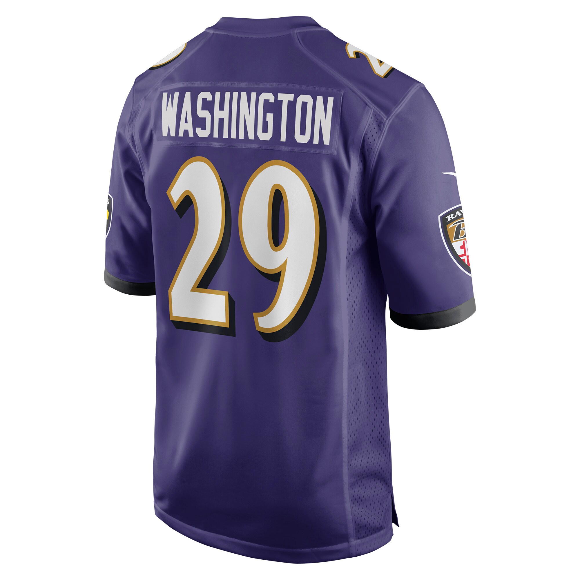Ar’Darius Washington Baltimore Ravens Nike Player Game Jersey – Purple Clowdercats