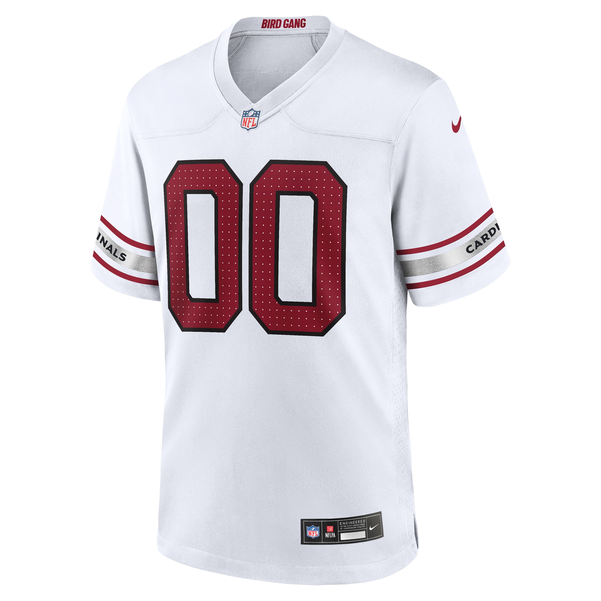 Arizona Cardinals Nike Custom Game Jersey – White Clowdercats