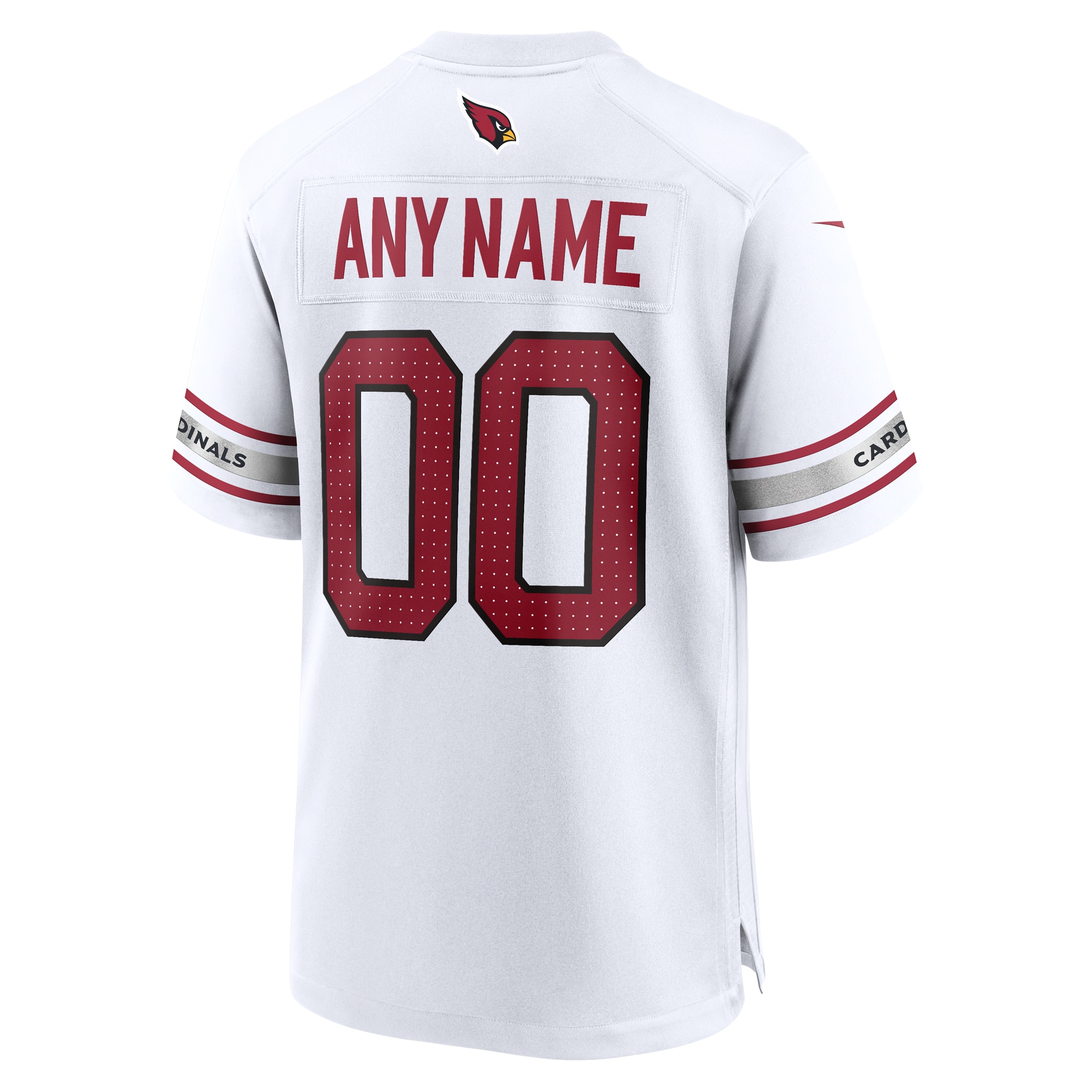 Arizona Cardinals Nike Custom Game Jersey – White Clowdercats