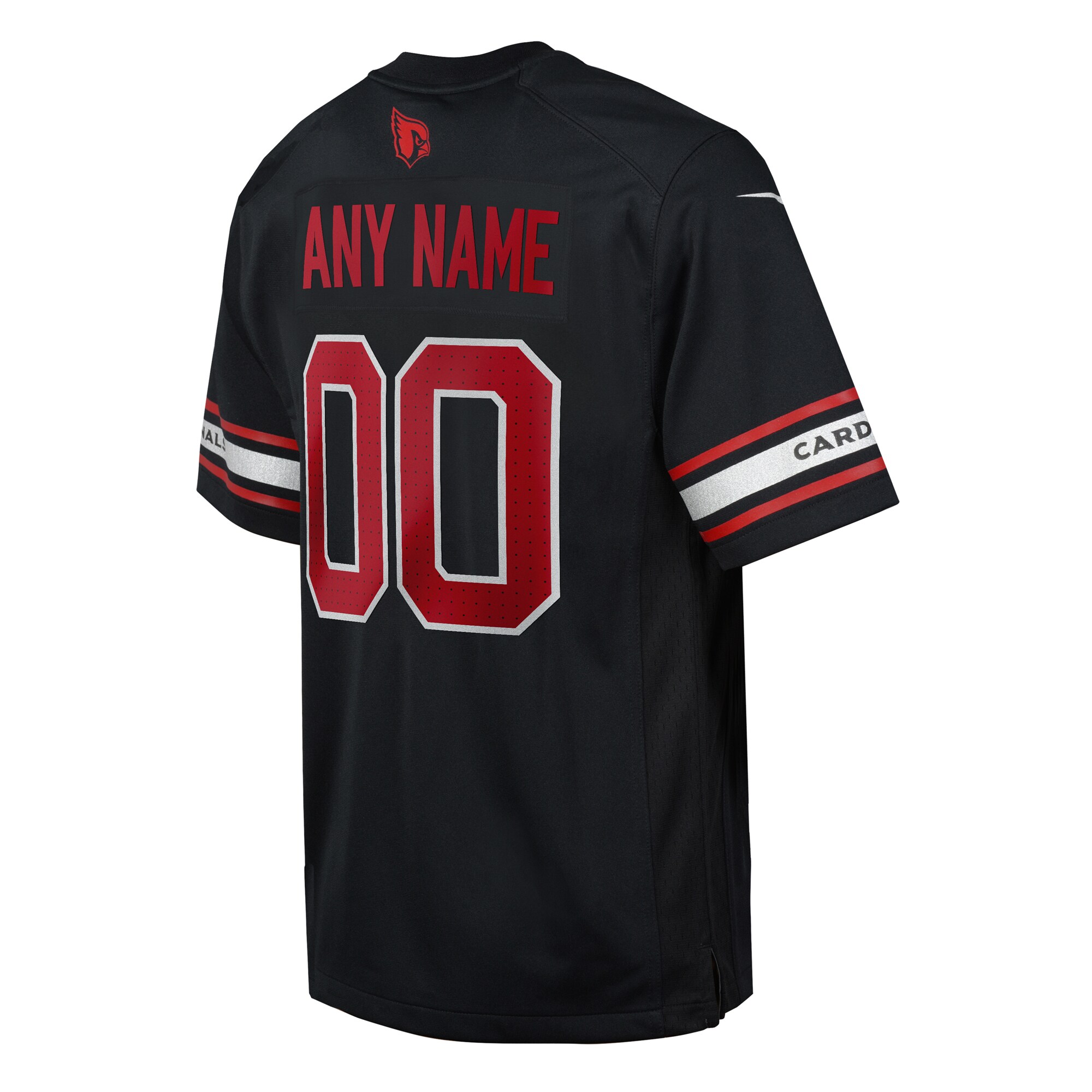 Arizona Cardinals Nike Youth Alternate Custom Game Jersey – Black Clowdercats