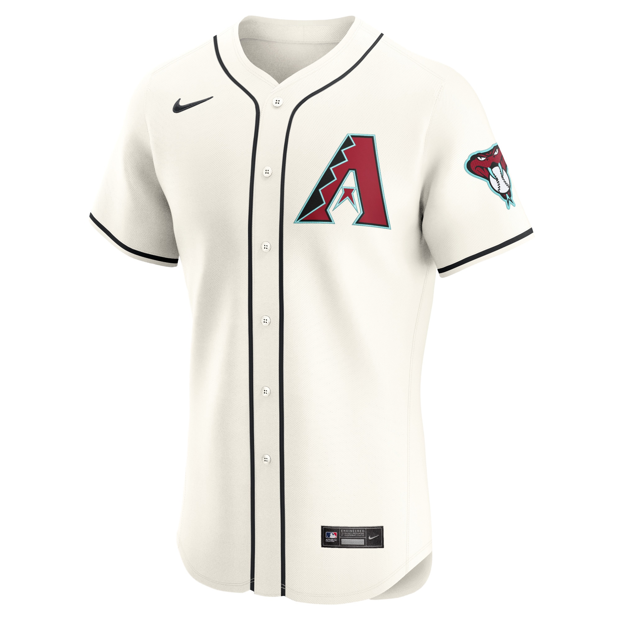 Arizona Diamondbacks Nike Elite Jersey – Cream