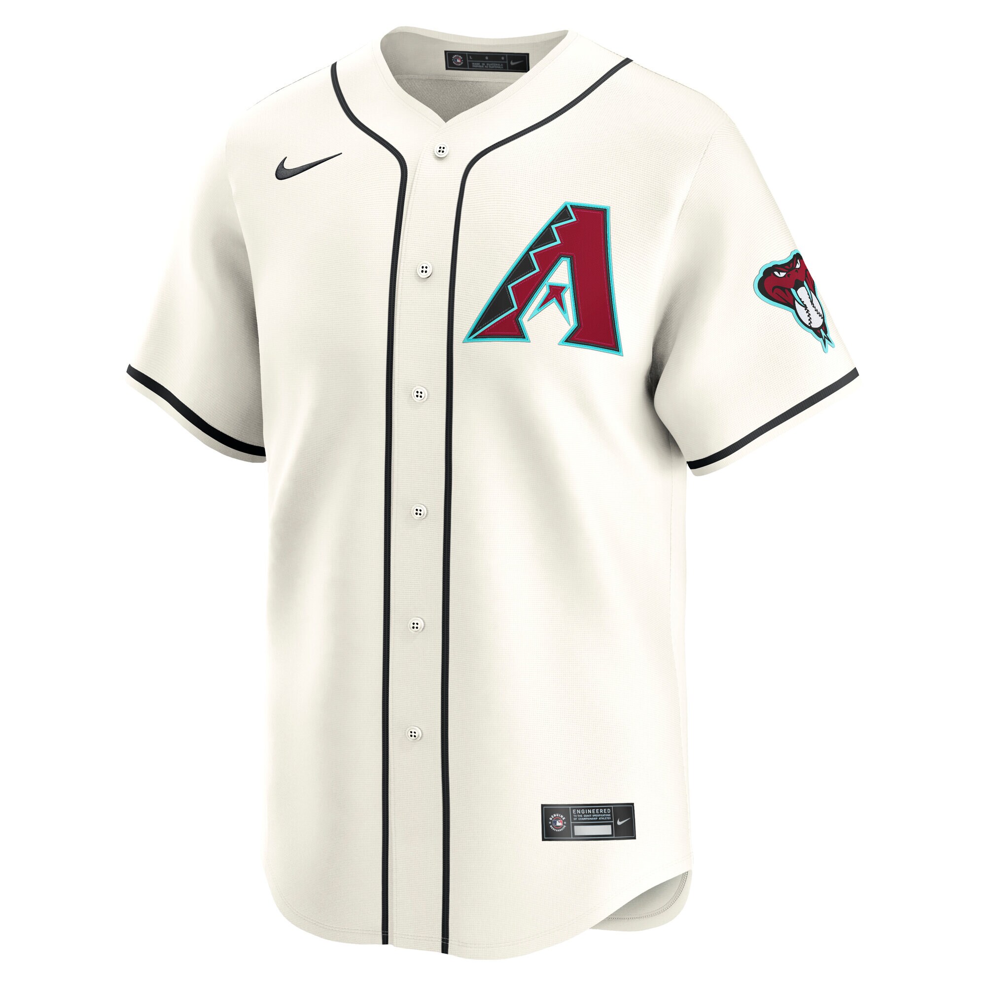Arizona Diamondbacks Nike Home Limited Jersey – White
