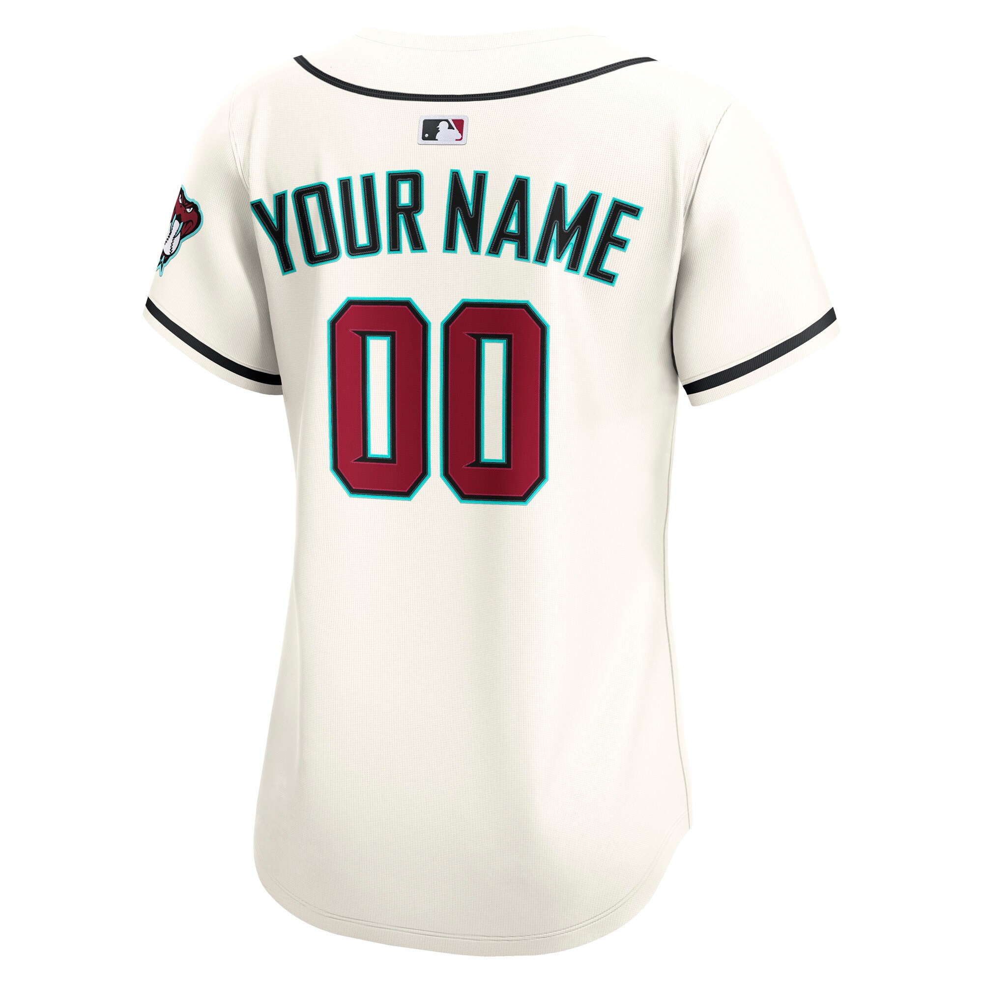 Arizona Diamondbacks Nike Women’s Home Limited Custom Jersey – Cream