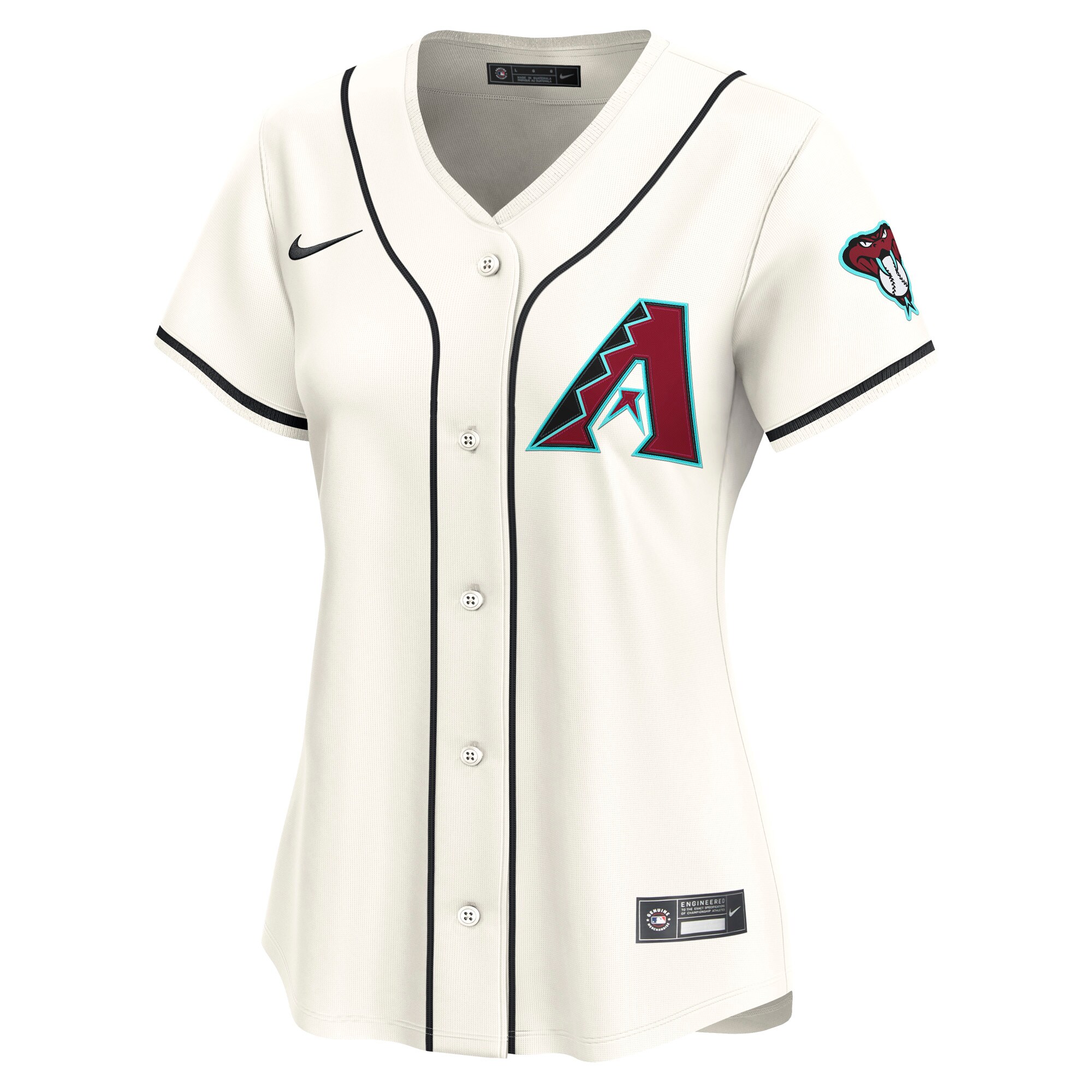 Arizona Diamondbacks Nike Women’s Home Limited Custom Jersey – Cream