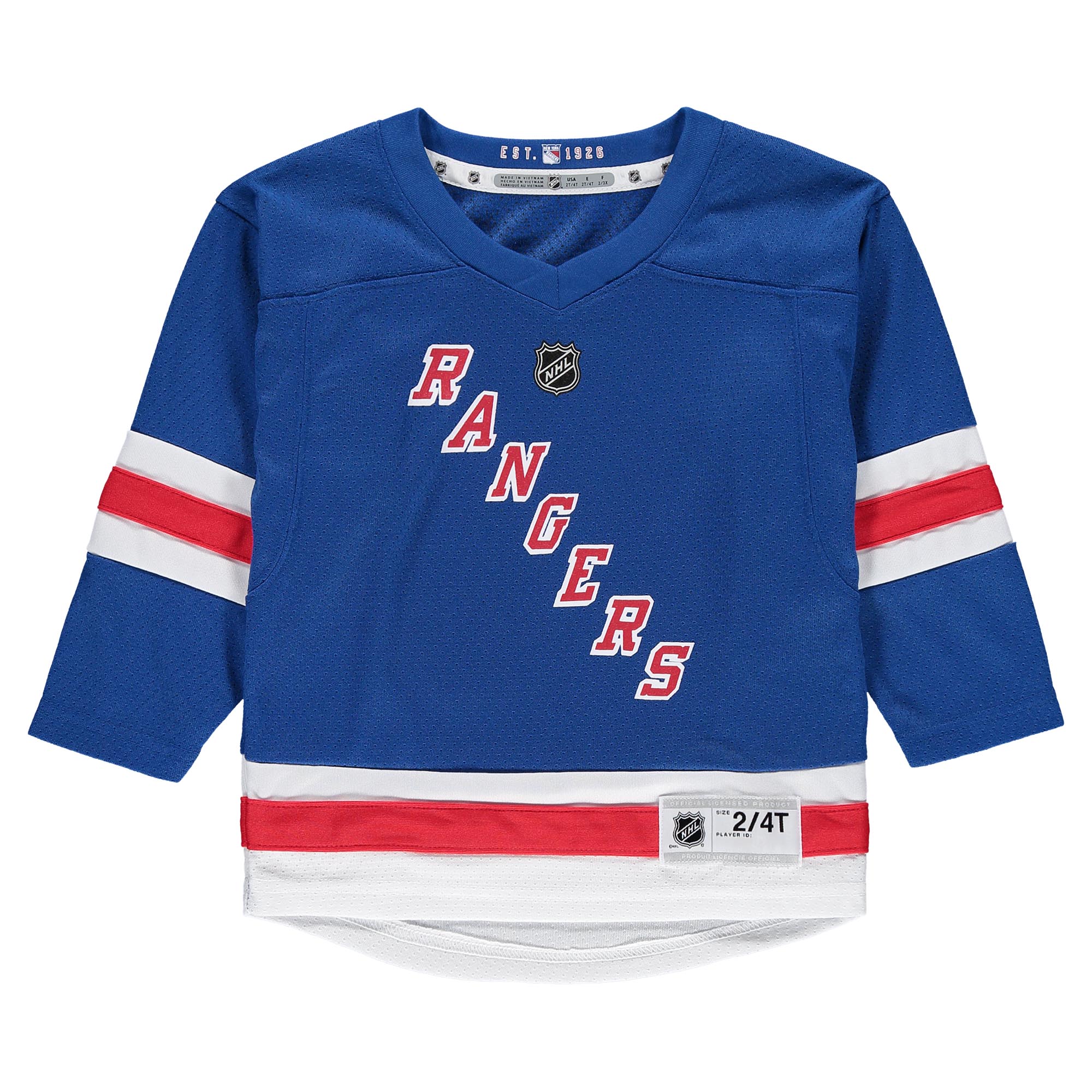 Artemi Panarin New York Rangers Toddler Home Replica Player Jersey – Blue Clowdercats