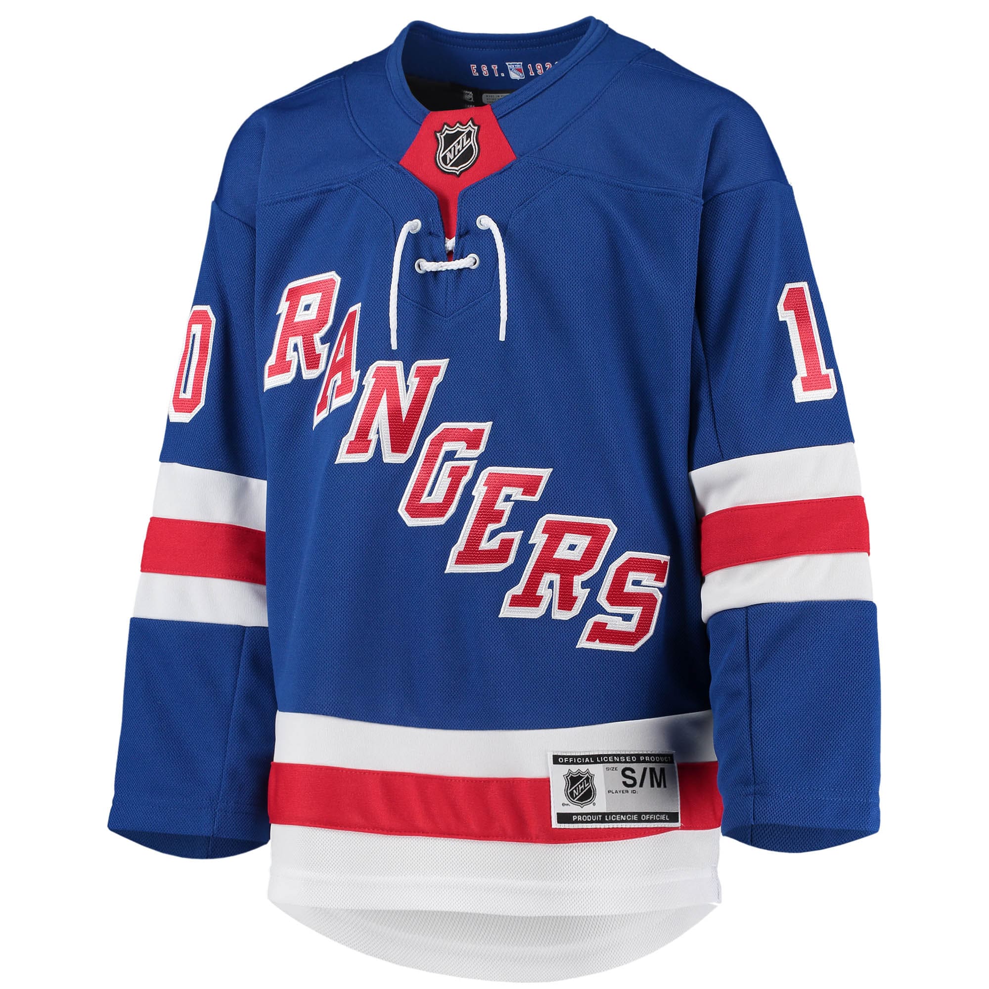 Artemi Panarin New York Rangers Youth Home Premier Player Jersey – Blue Clowdercats