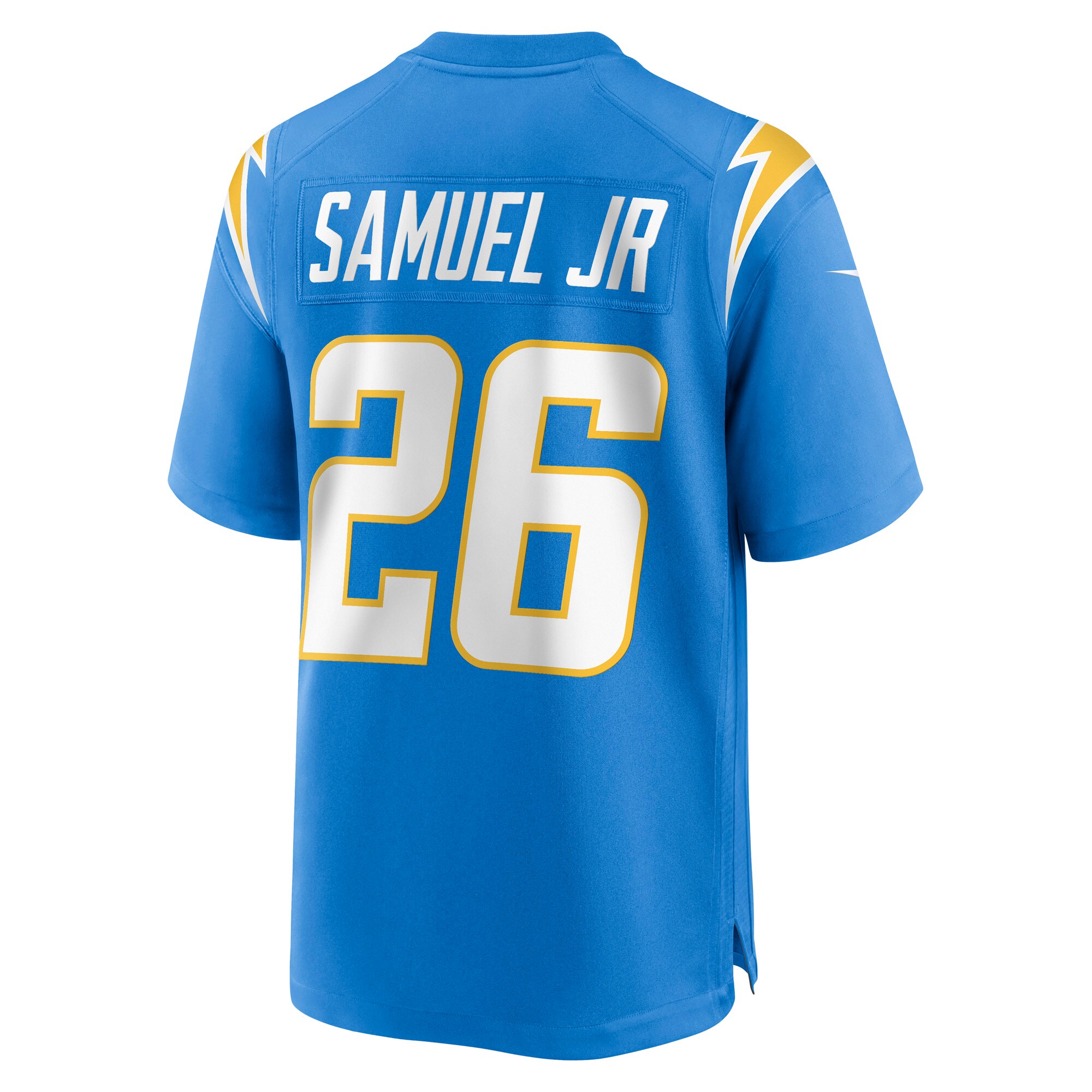 Asante Samuel Jr. Los Angeles Chargers Nike Game Player Jersey – Powder Blue Clowdercats