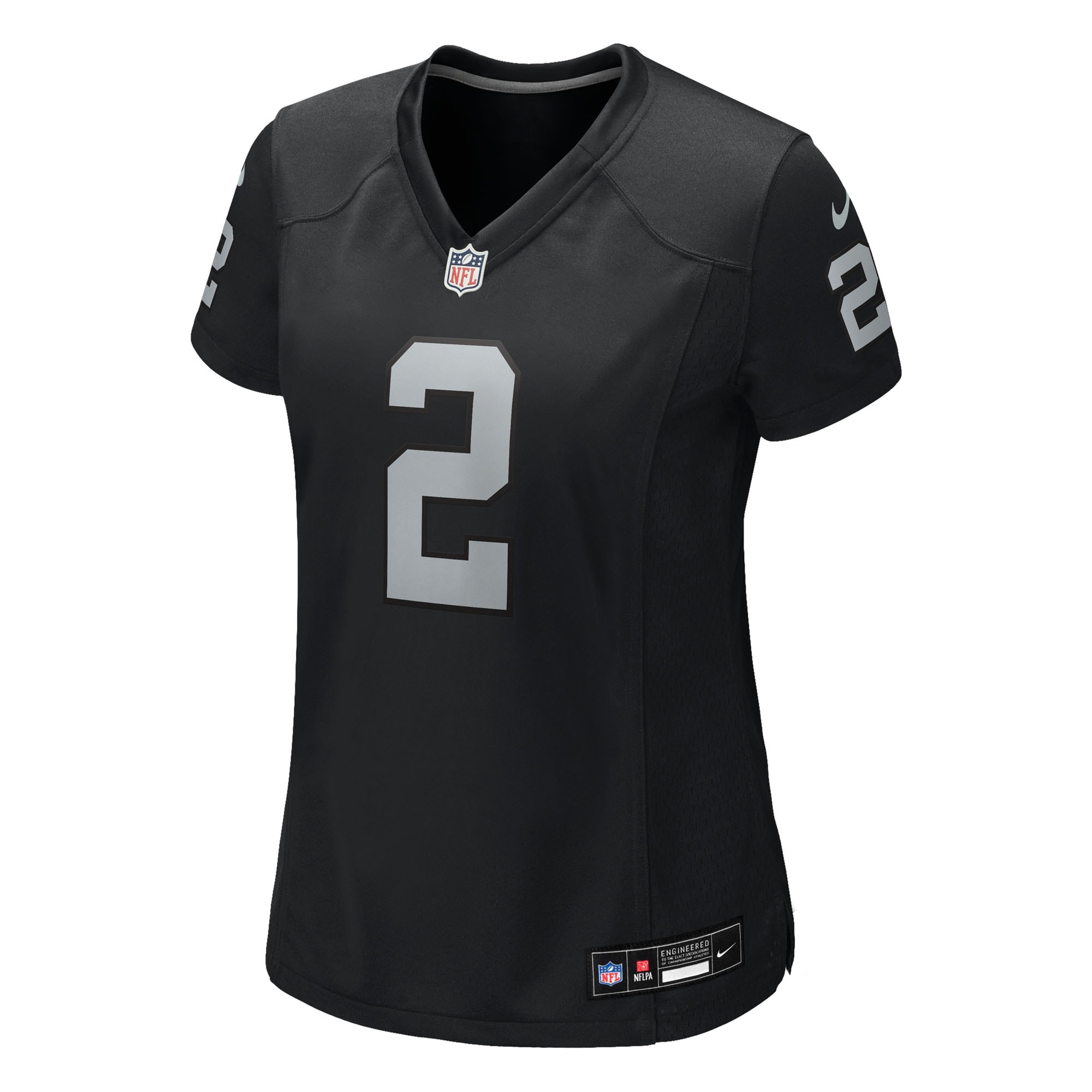 Ashton Jeanty Las Vegas Raiders Nike Women’s 2025 NFL Draft First Round Pick Team Game Jersey – Black Clowdercats