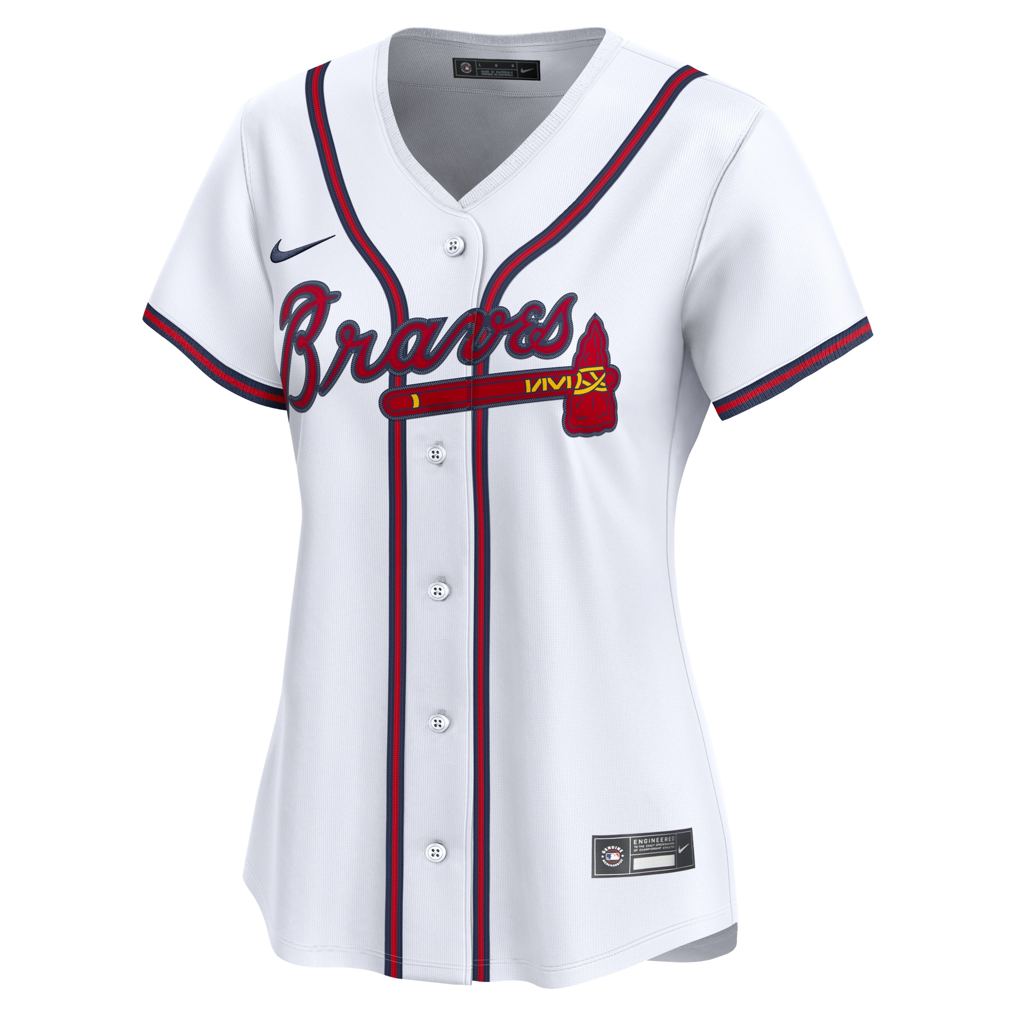 Atlanta Braves Nike Home Women’s Limited Jersey – White