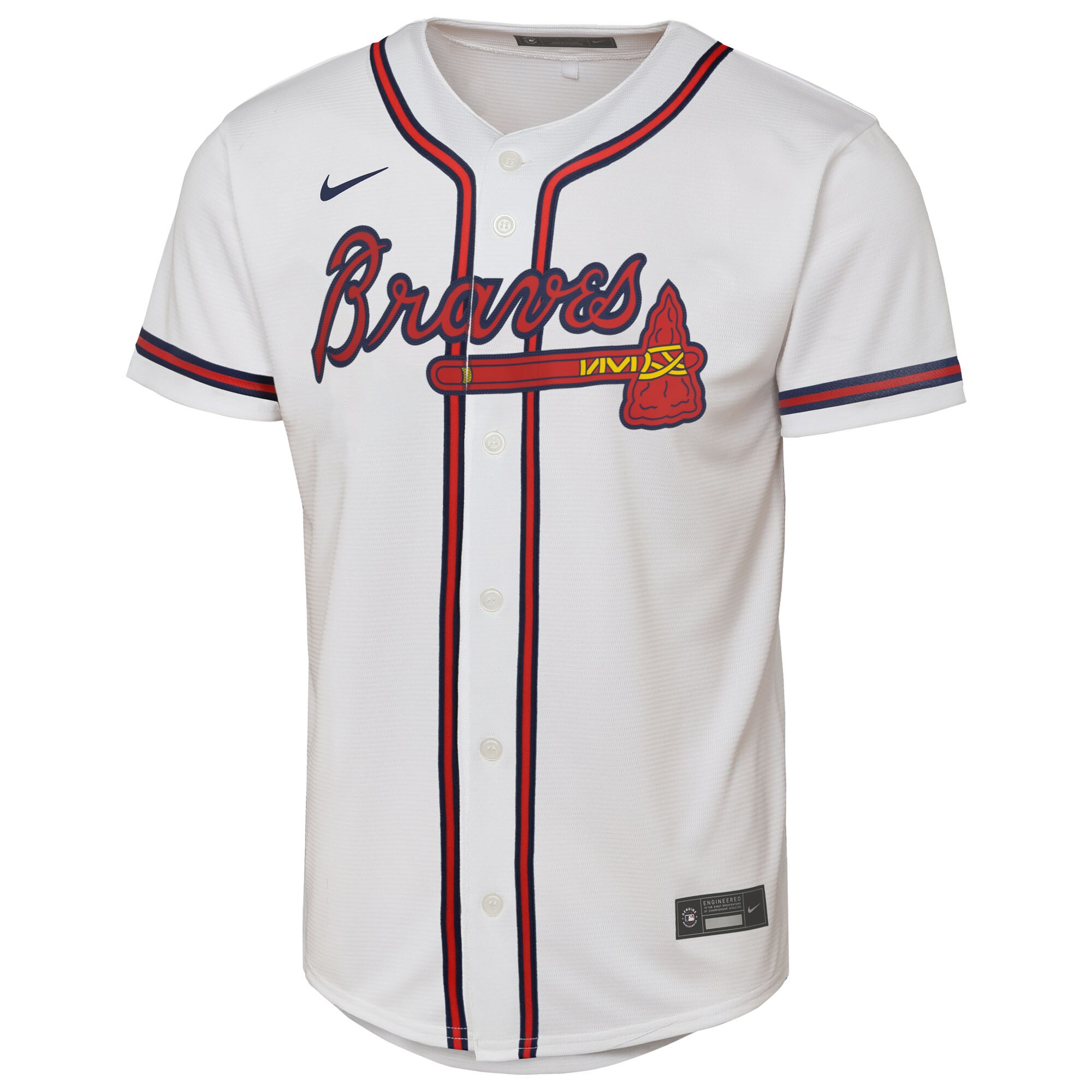Atlanta Braves Nike Youth Home Replica Jersey – White