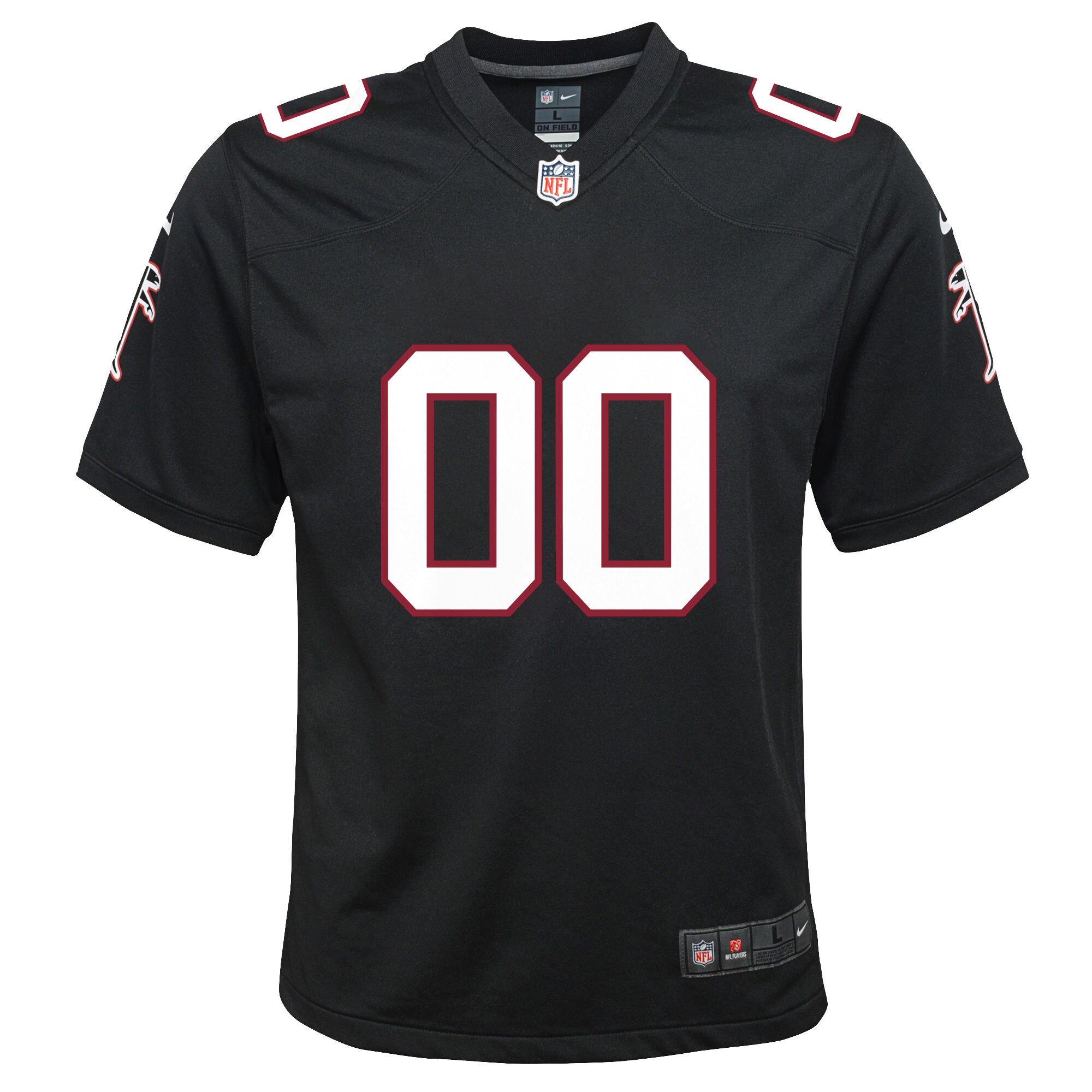 Atlanta Falcons Nike Youth Throwback Custom Game Jersey – Black Clowdercats